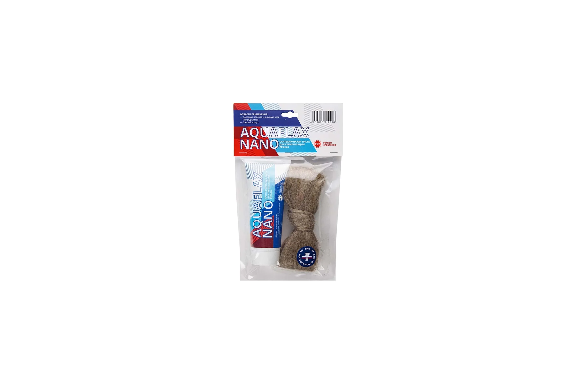 Паста для льна, Aquaflax nano 04052, 270 гр. тюбик + 40 гр. лён 4630009040521