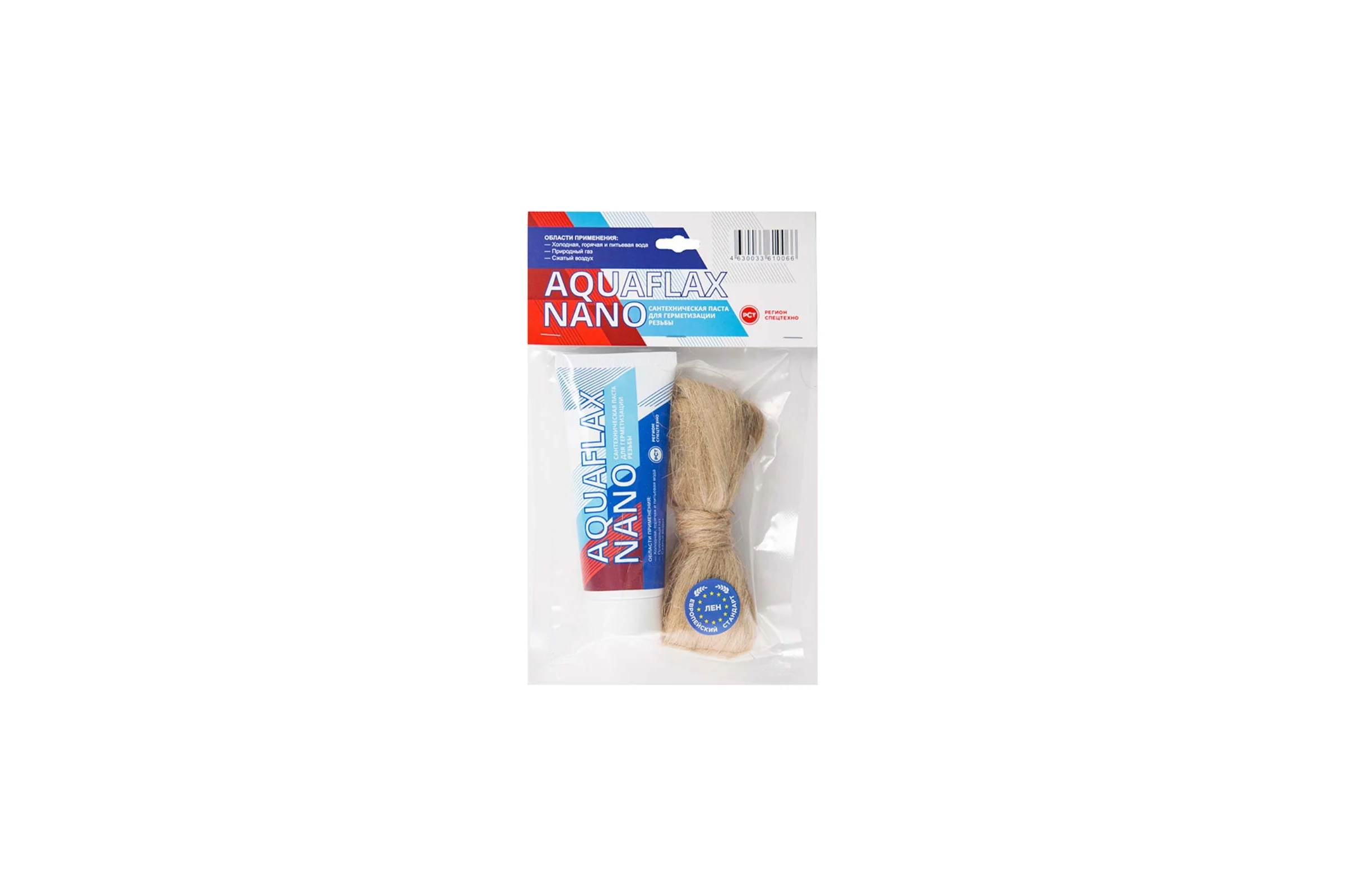 Паста для льна, Aquaflax nano 04055, 270гр тюбик+40гр лен (ЕВРО) 4630009040552