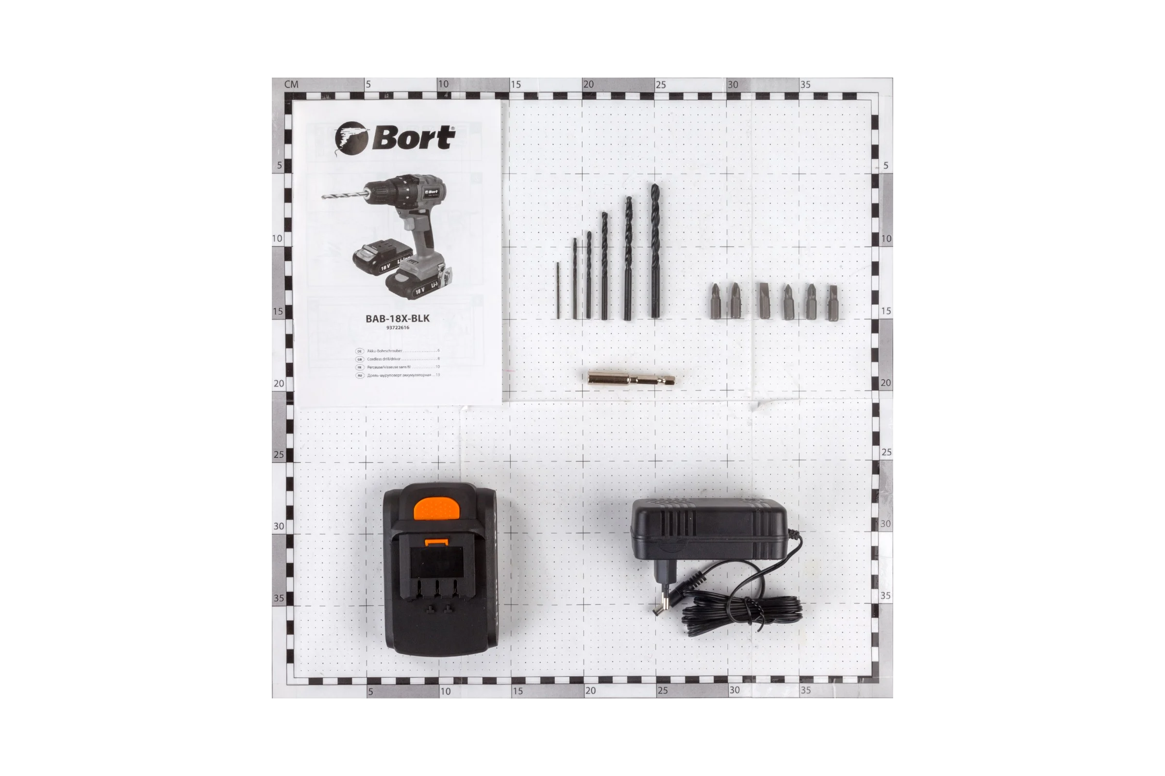 Аккумуляторная дрель-шуруповерт BORT  BAB-18X-BLK 93722616