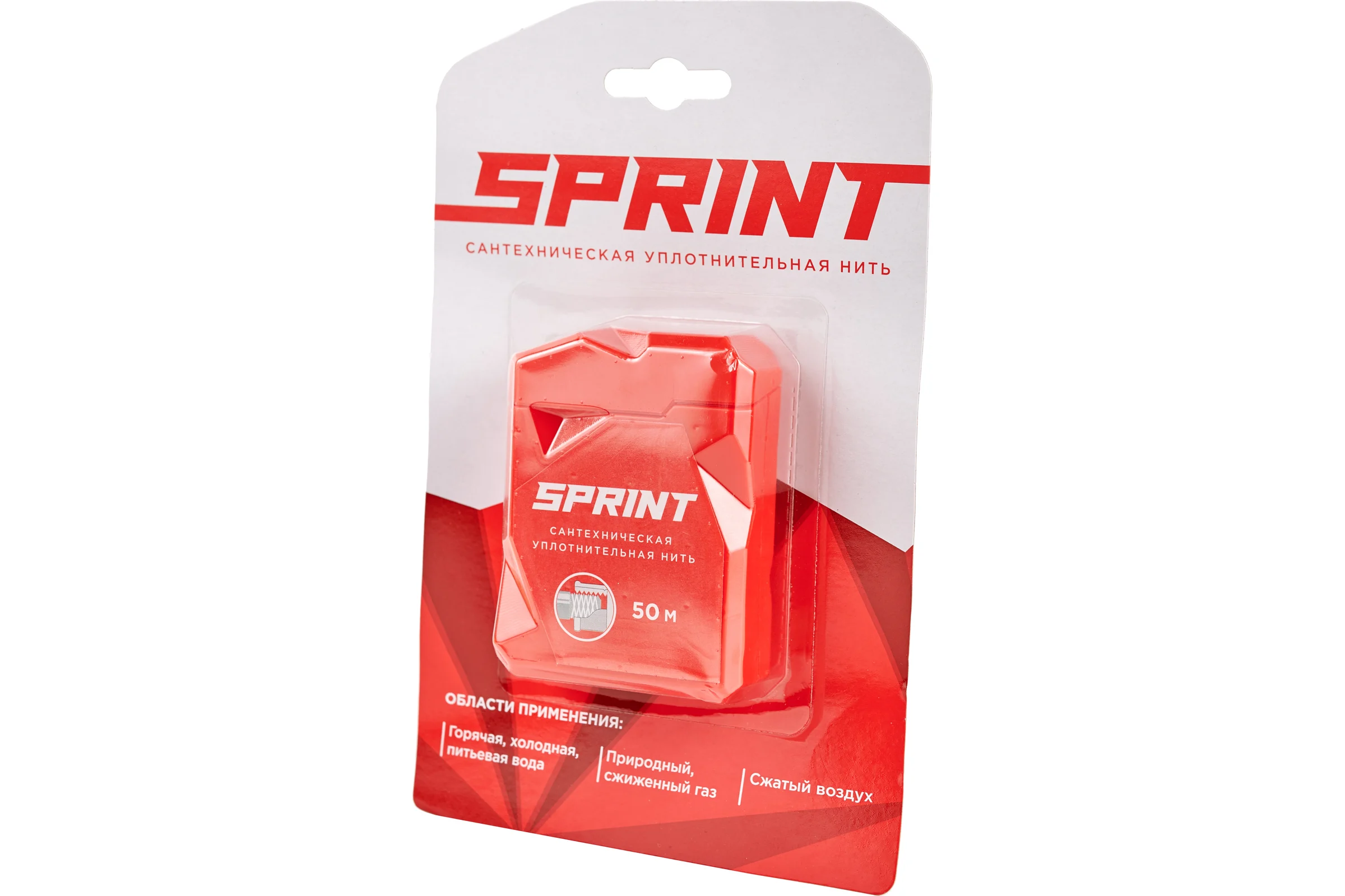 Уплотнительная нить Sprint 50м бокс, блистер 04062 4630009040620