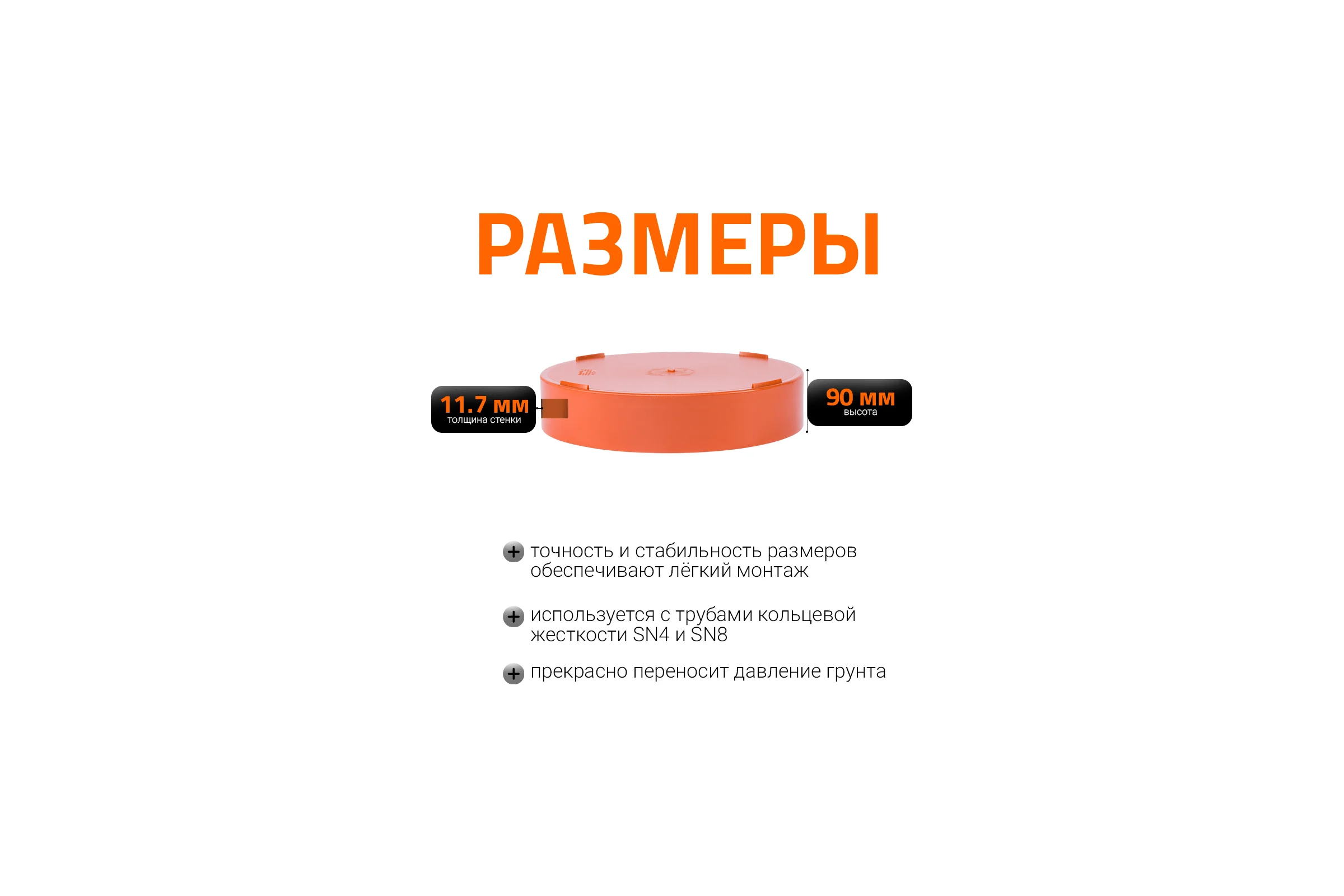 Крышка наружной канализации Ostendorf 400 мм 226630