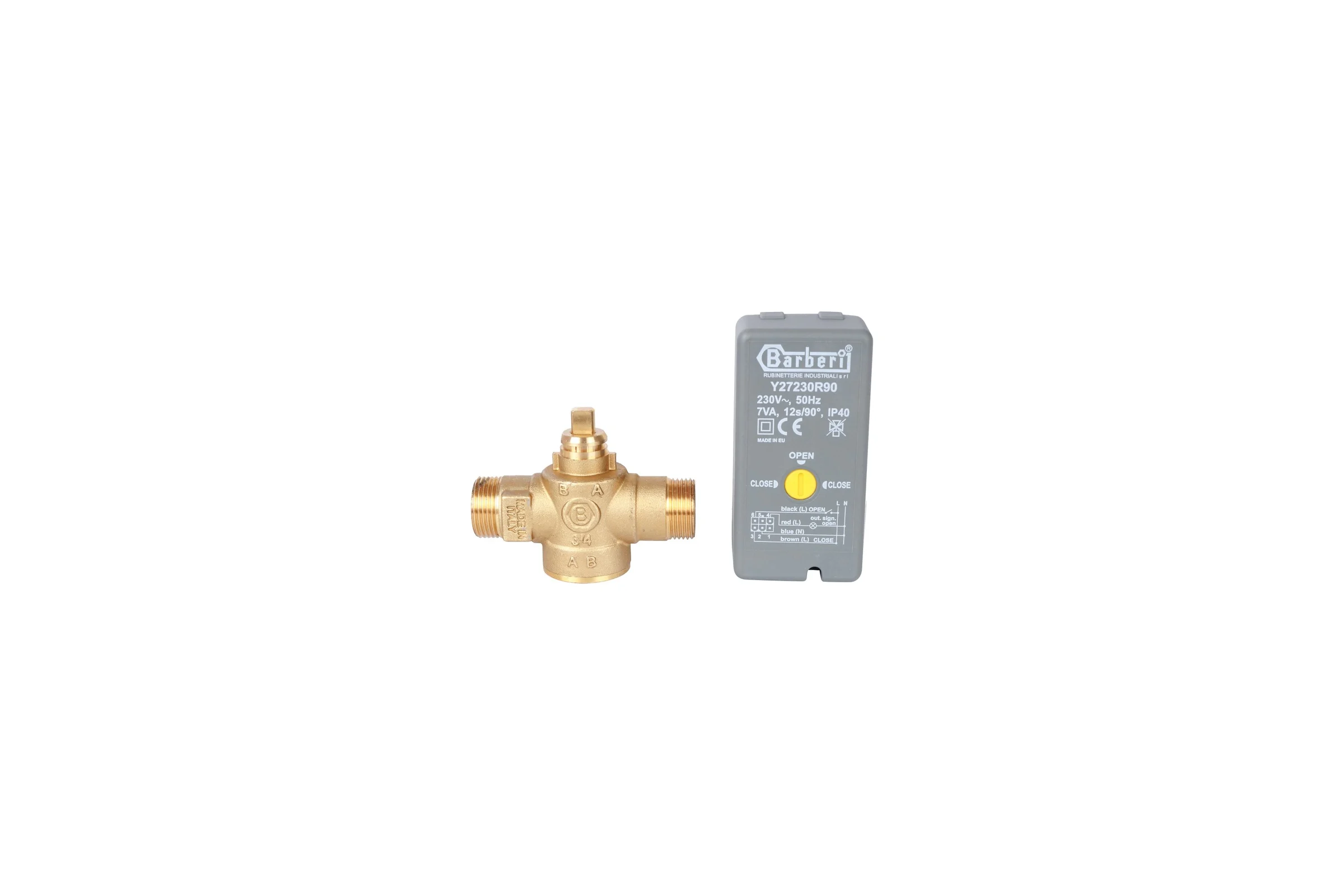 Двухходовой зональный клапан STOUT сервопривод 230V НР 3/4 SVM-0070-200020 RG008TIK4EBPUS