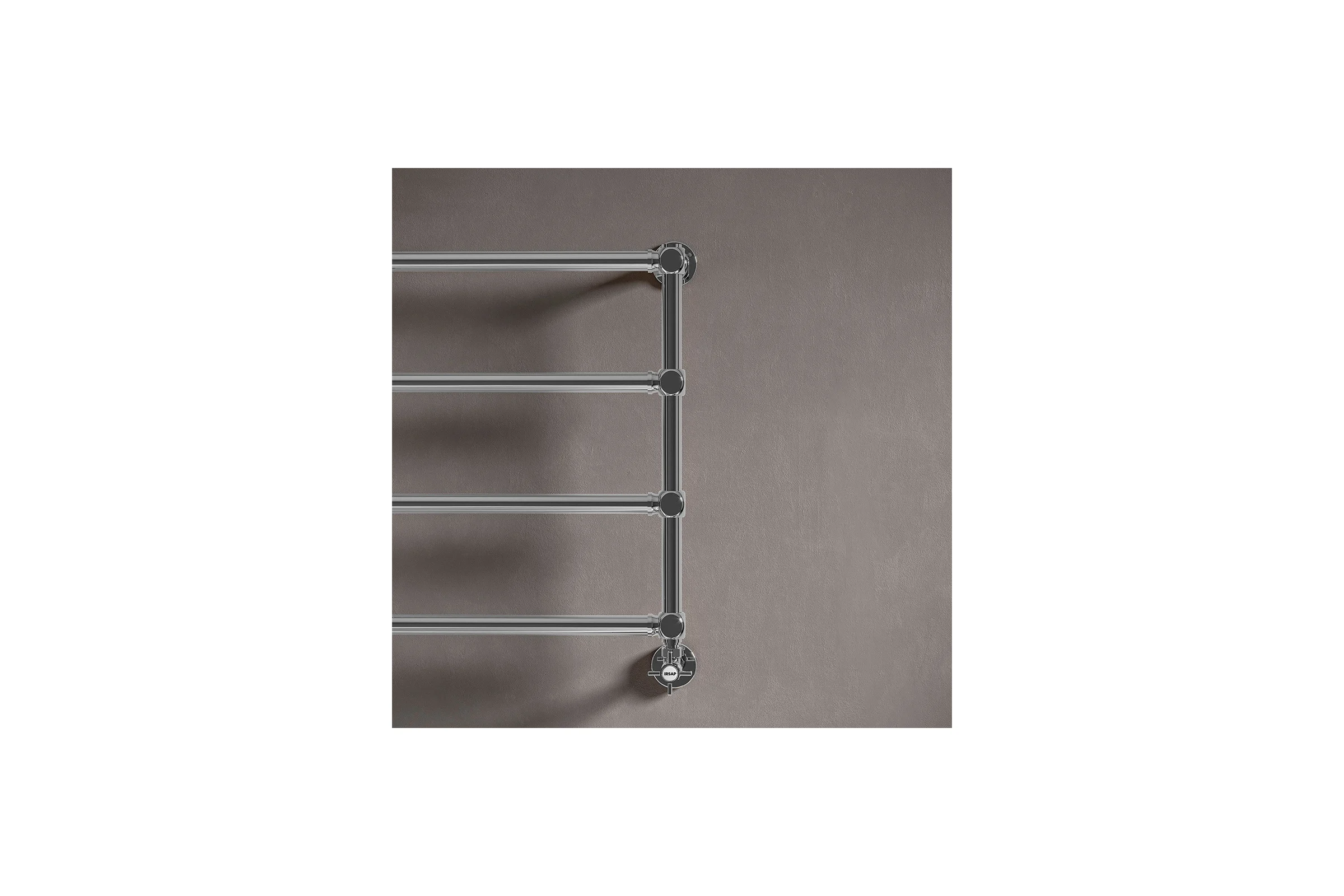 Полотенцесушитель IRSAP Minuette для ГВС 414/540 CL.50 T01 3 трубки, chrome MGU054B50IR01NNN01