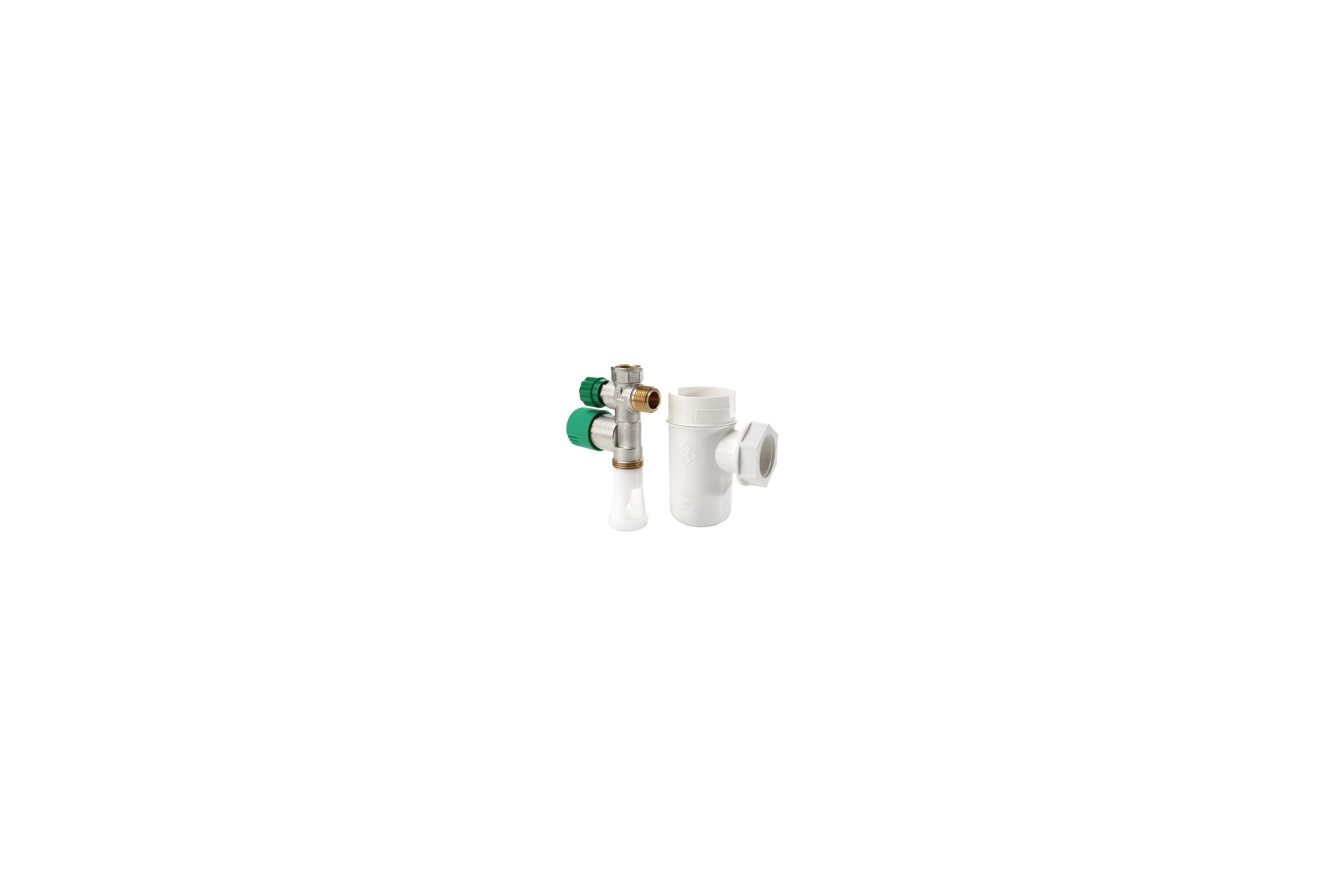 Группа безопасности бойлера VALTEC 1/2 + сифон VT.461.N.04