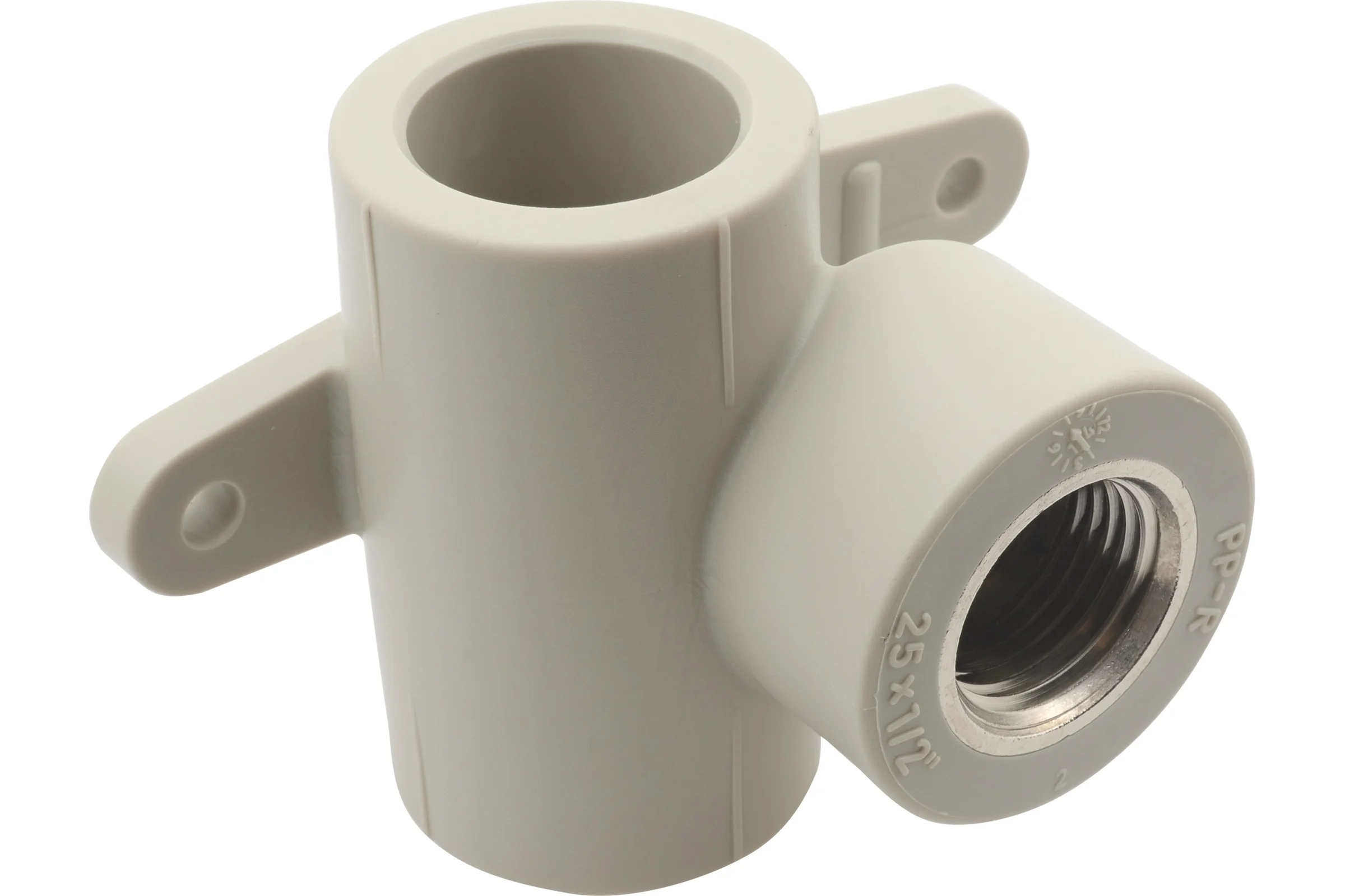 Настенный тройник FV-Plast a.s. сквозное настенное колено 25x1/2" 50/10 AA220025012 220026