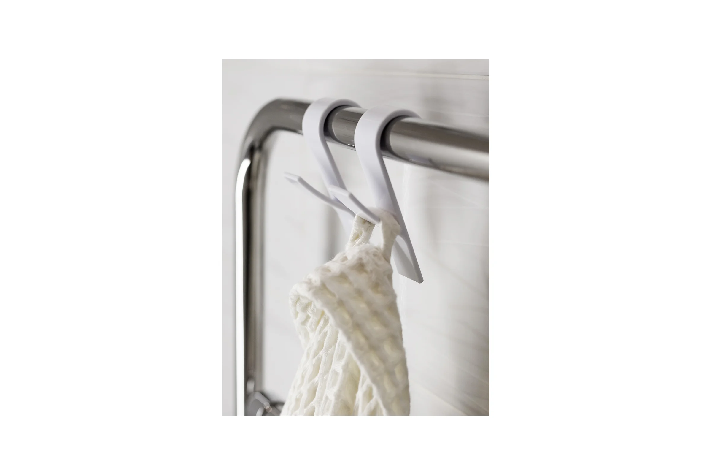 Комплект крючков Bath Plus пластик 2 шт., белые КП002