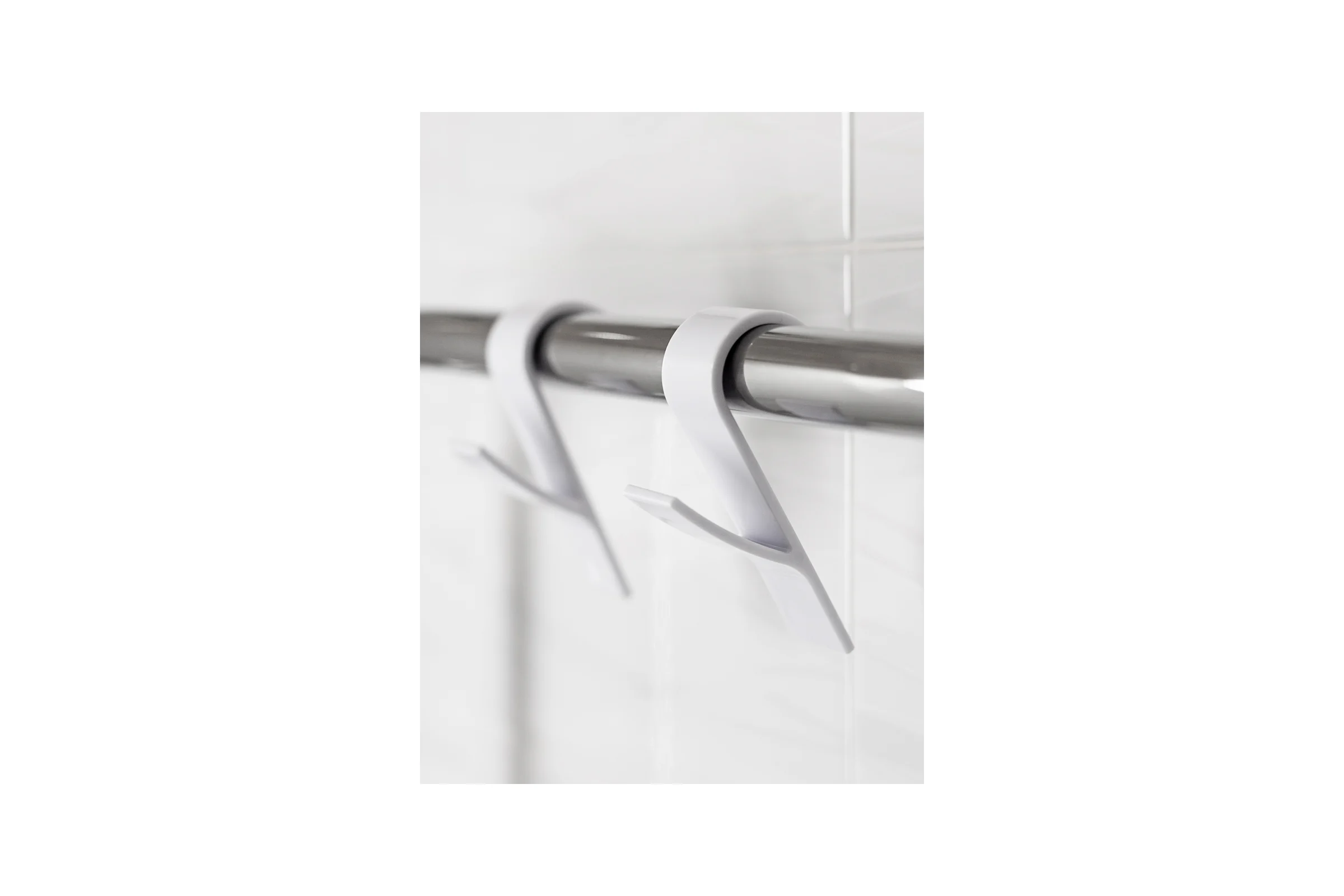 Комплект крючков Bath Plus пластик 2 шт., белые КП002