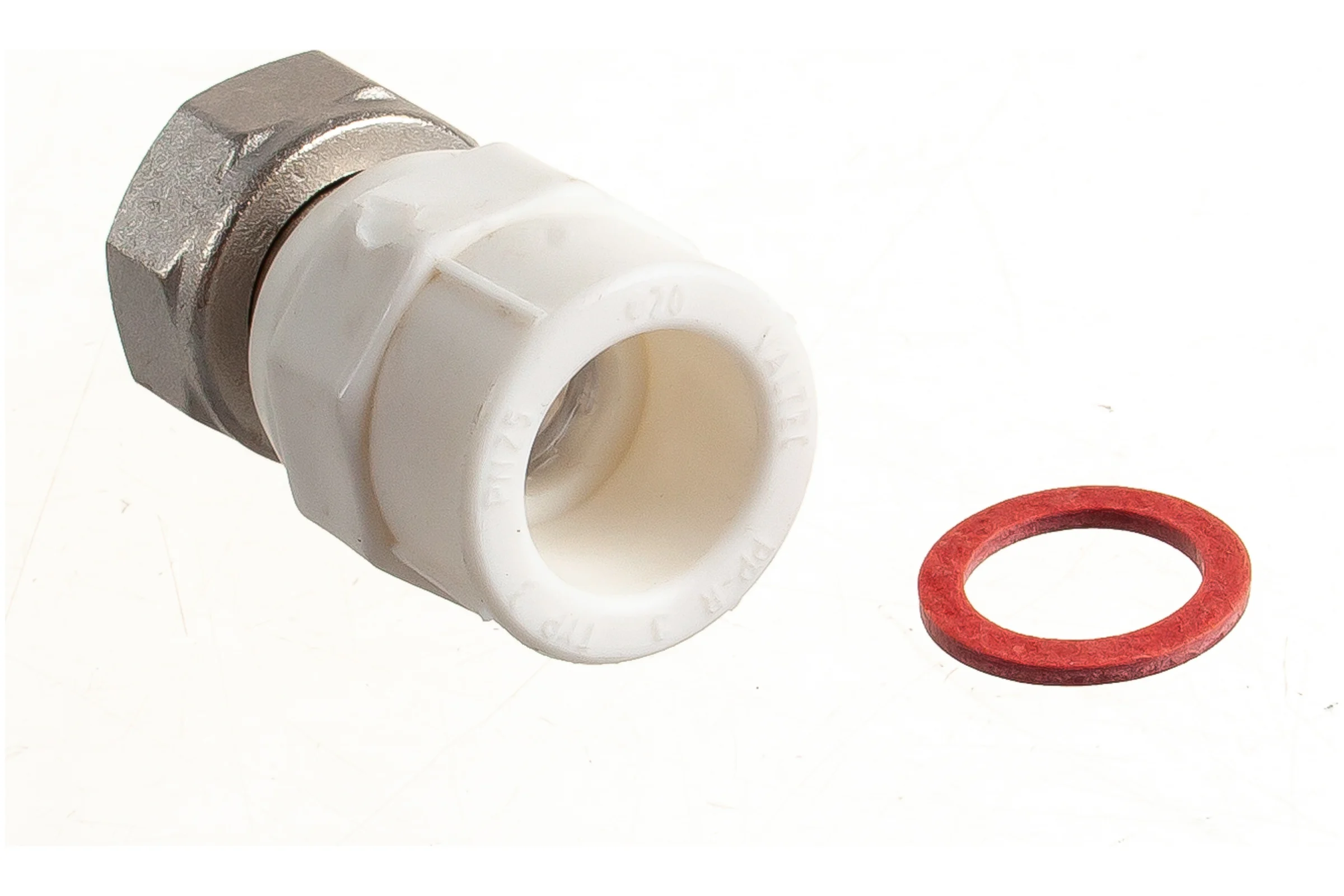 Соединитель Valtec PPR с накидной гайкой, 20x3/4" VTp.708.0.02005