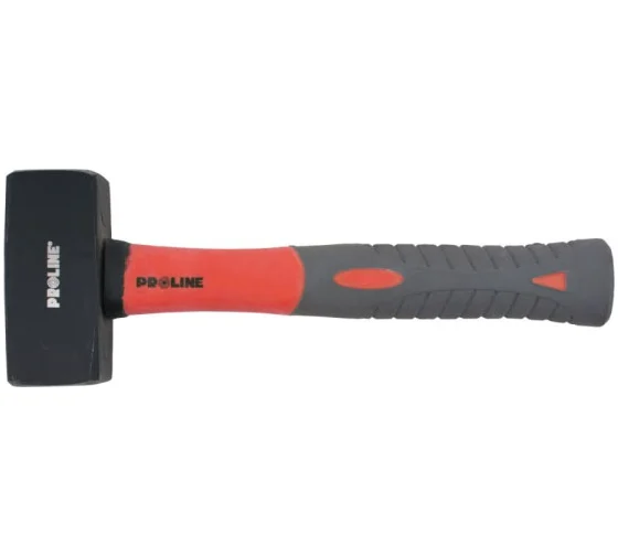 Молоток каменщика PROLINE 1500г, красно-серый 12565