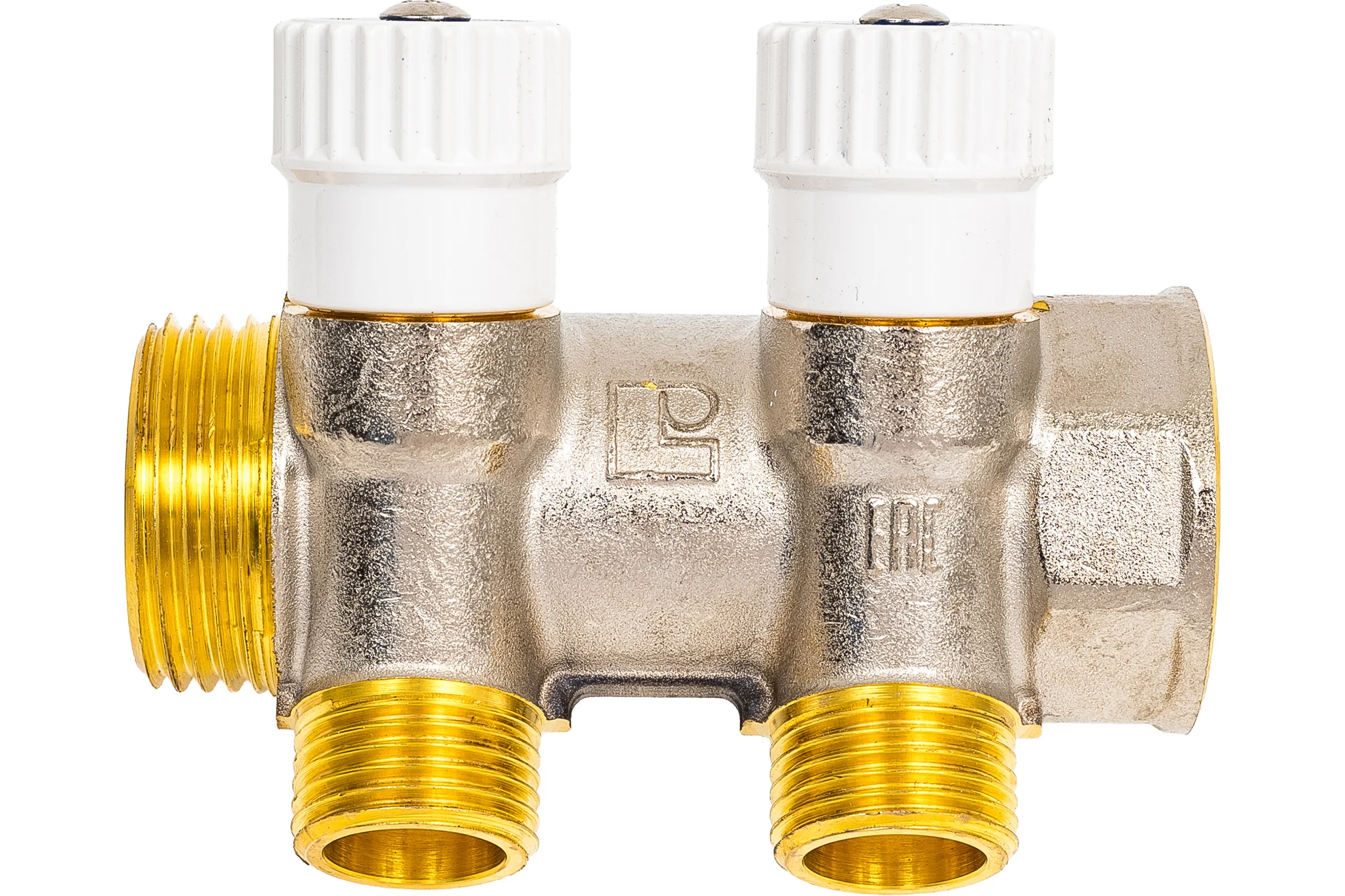 Распределительный коллектор STOUT 1, 2 отвода 1/2 пл. упл. SMB 6852 011202 RG008TN2K8V76K