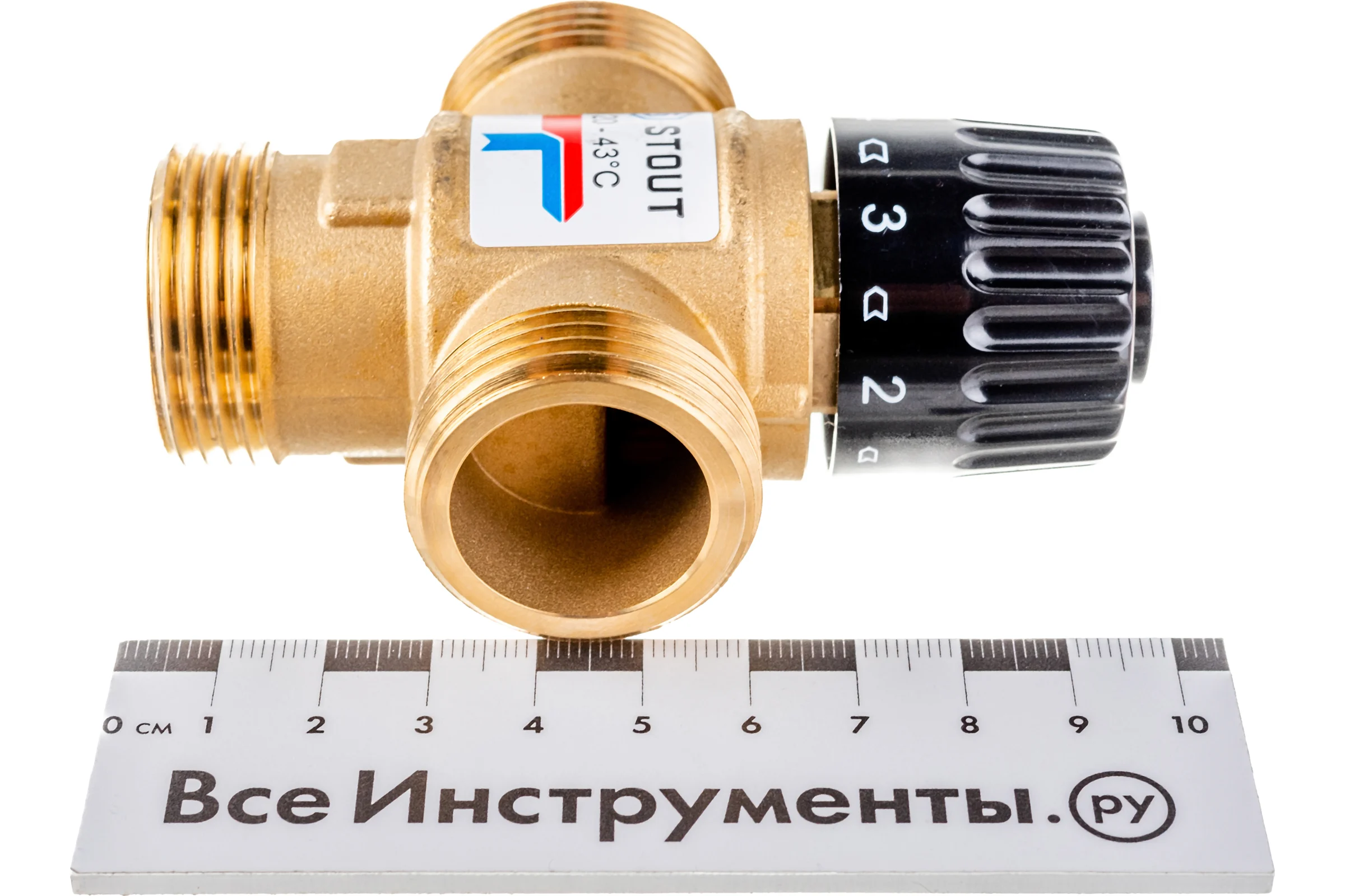Термостатический смесительный клапан STOUT G 1” M SVM-0120-164325 RG008TIGDSDS8K