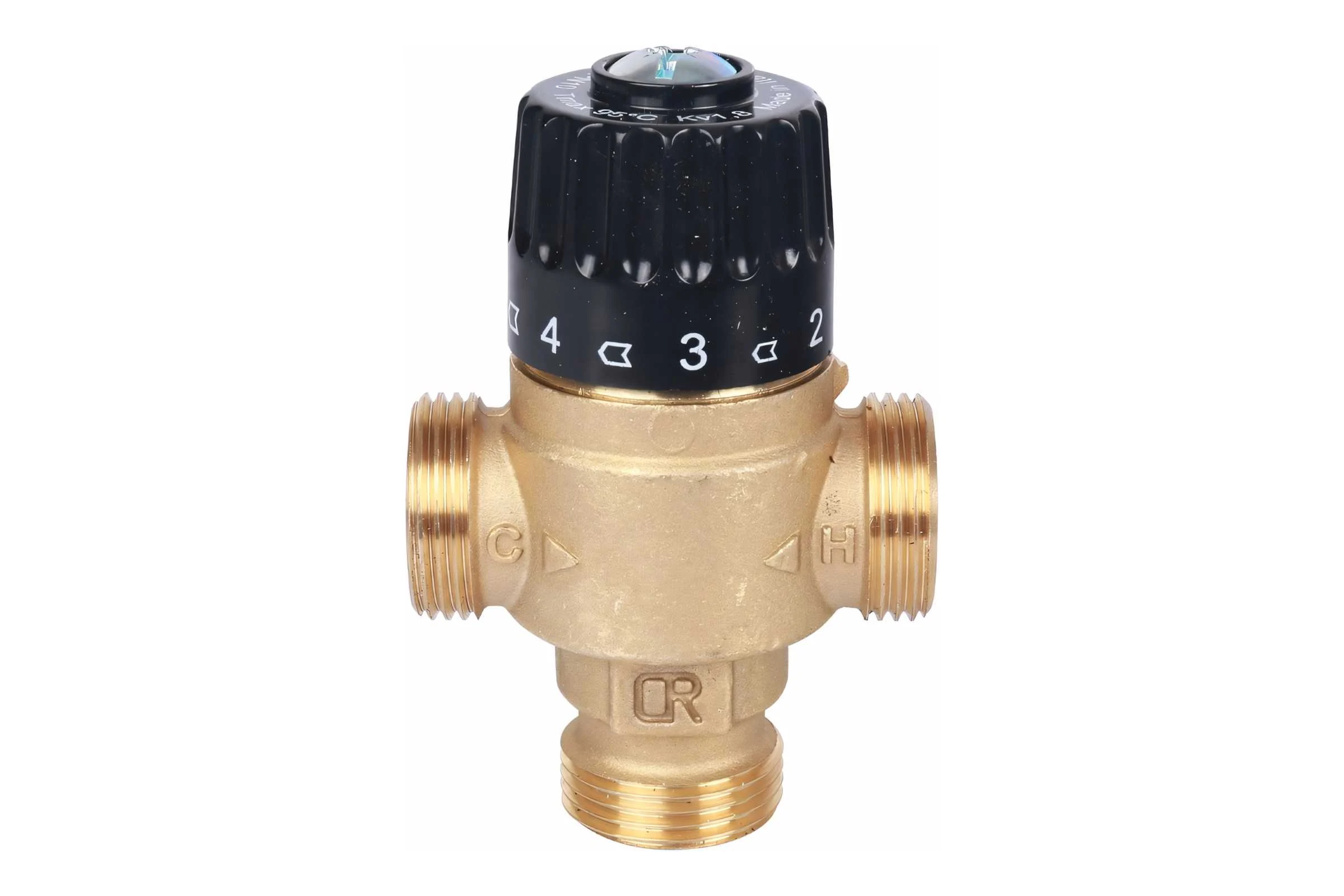 Термостатический смесительный клапан STOUT 3/4 НР, 30-65°С, KV 2.3 SVM-0125-236520 RG008TIGH3FUGJ