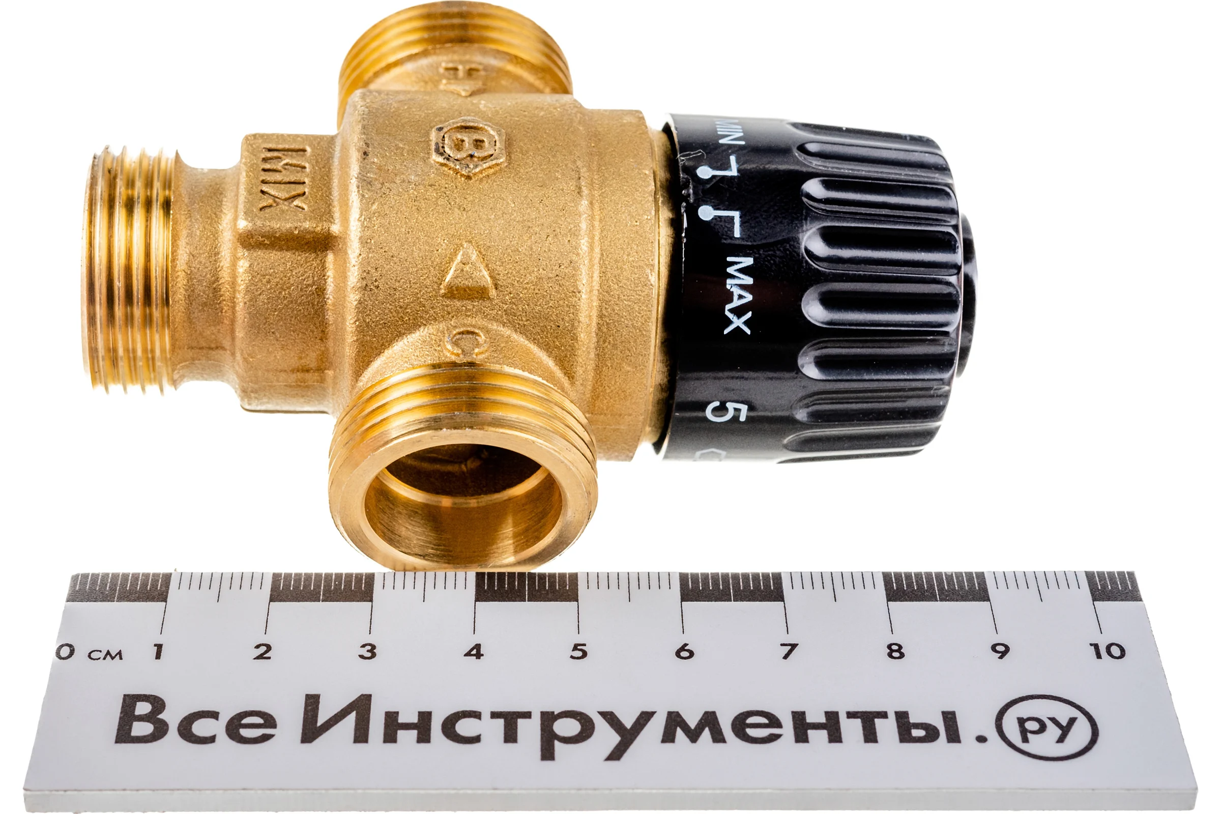 Термостатический смесительный клапан STOUT 3/4 НР, 30-65°С, KV 2.3 SVM-0125-236520 RG008TIGH3FUGJ