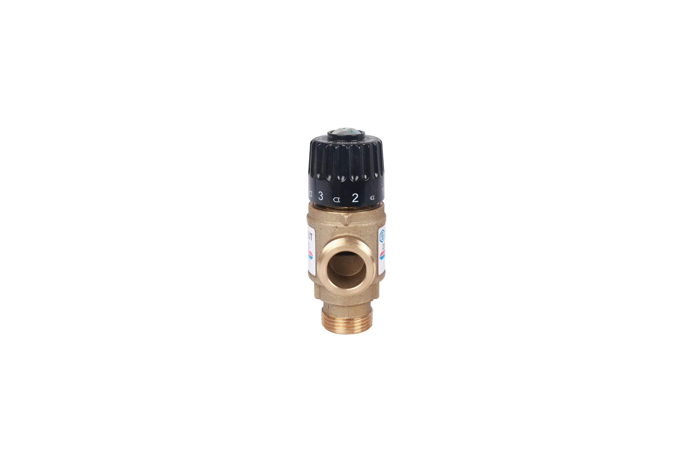Термостатический смесительный клапан STOUT 3/4 НР, 20-43°С, KV 1.6 SVM-0120-164320 RG008TIGE3D461