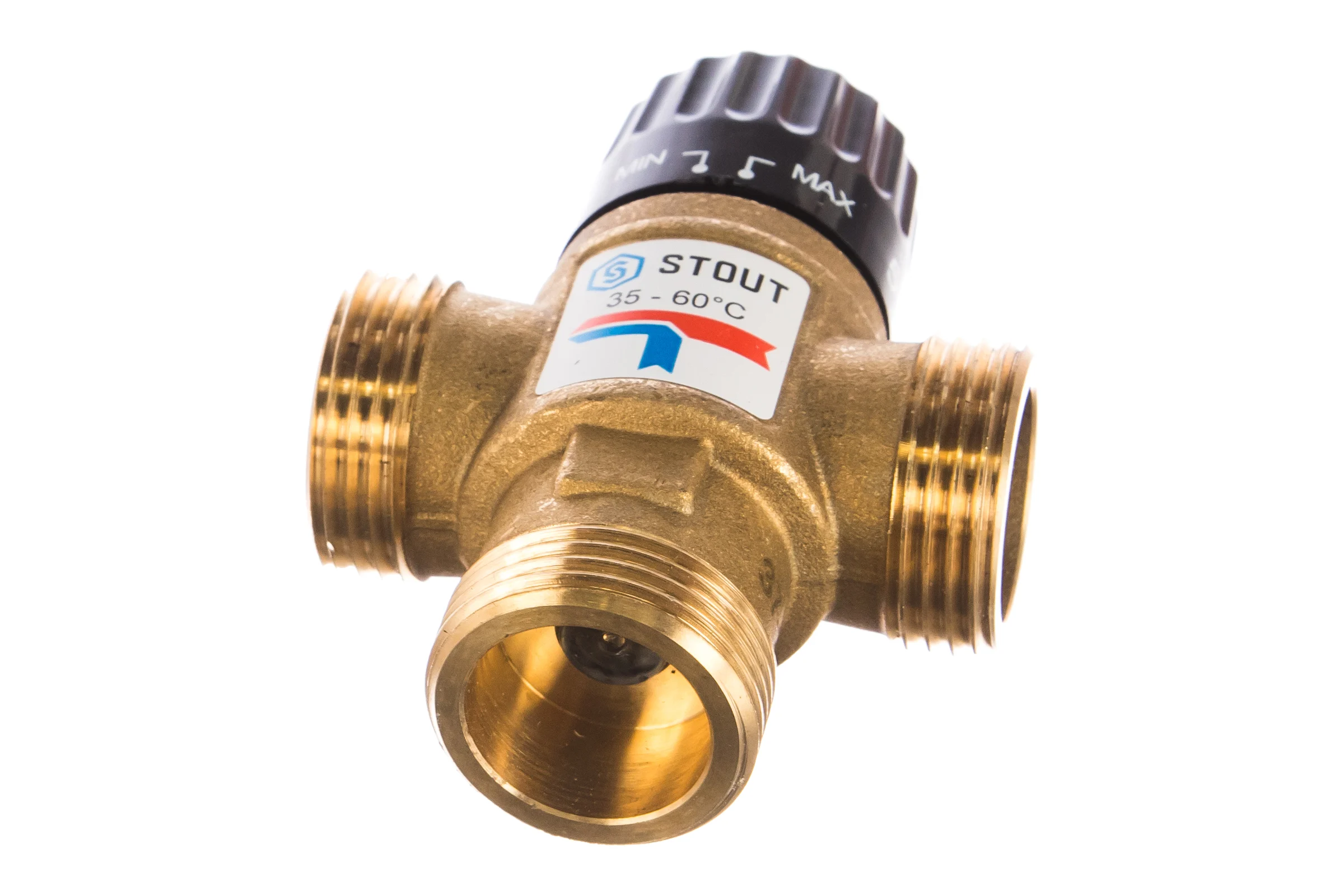 Термостатический смесительный клапан STOUT 1 SVM-0120-166025 RG008TIGFKCNQF