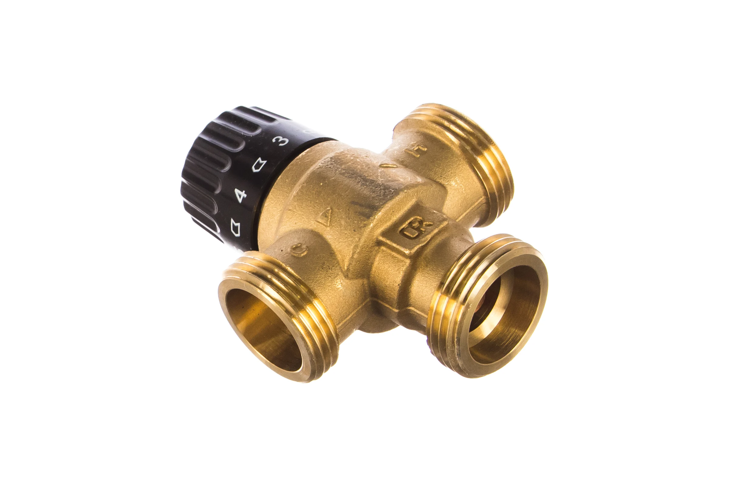 Термостатический смесительный клапан STOUT 1 НР, 30-65°С, KV 2.3 SVM-0125-236525 RG008TIGH6N45M