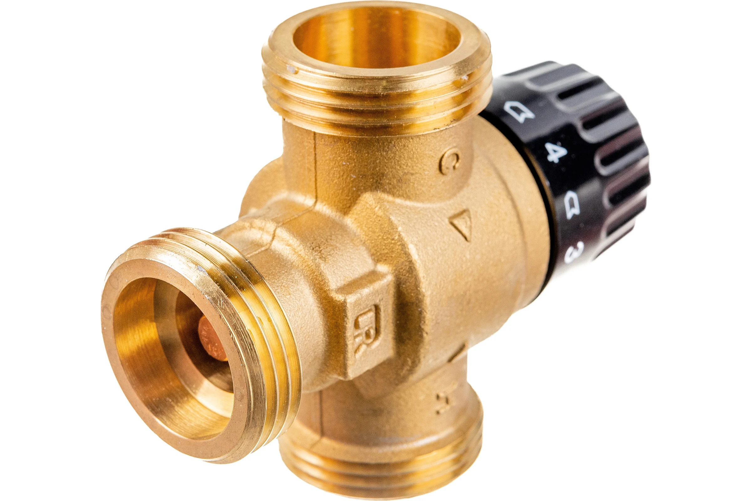 Термостатический смесительный клапан STOUT 1 НР, 30-65°С, KV 2.3 SVM-0125-236525 RG008TIGH6N45M