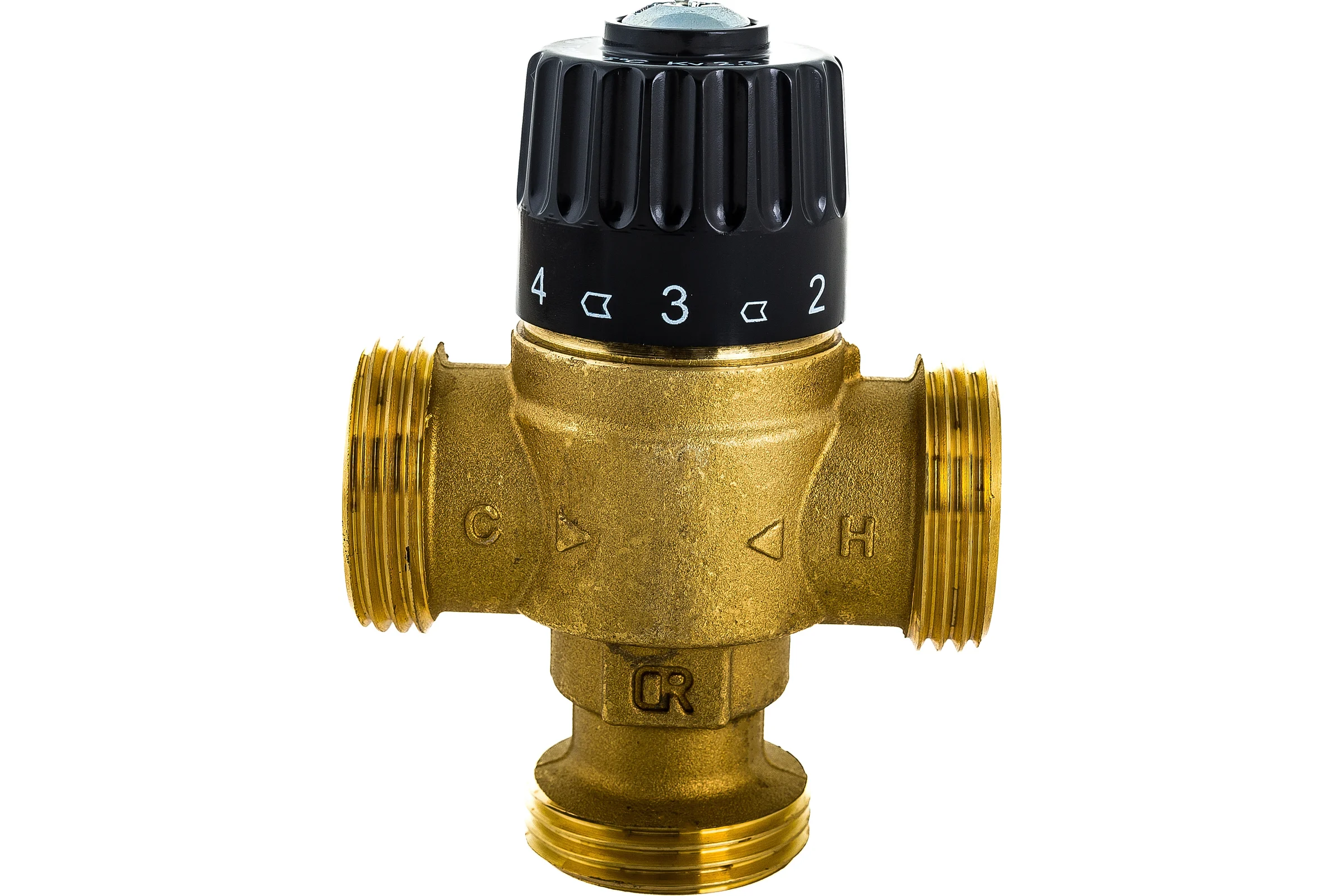 Термостатический смесительный клапан STOUT 1 НР, 30-65°С, KV 2.3 SVM-0125-236525 RG008TIGH6N45M