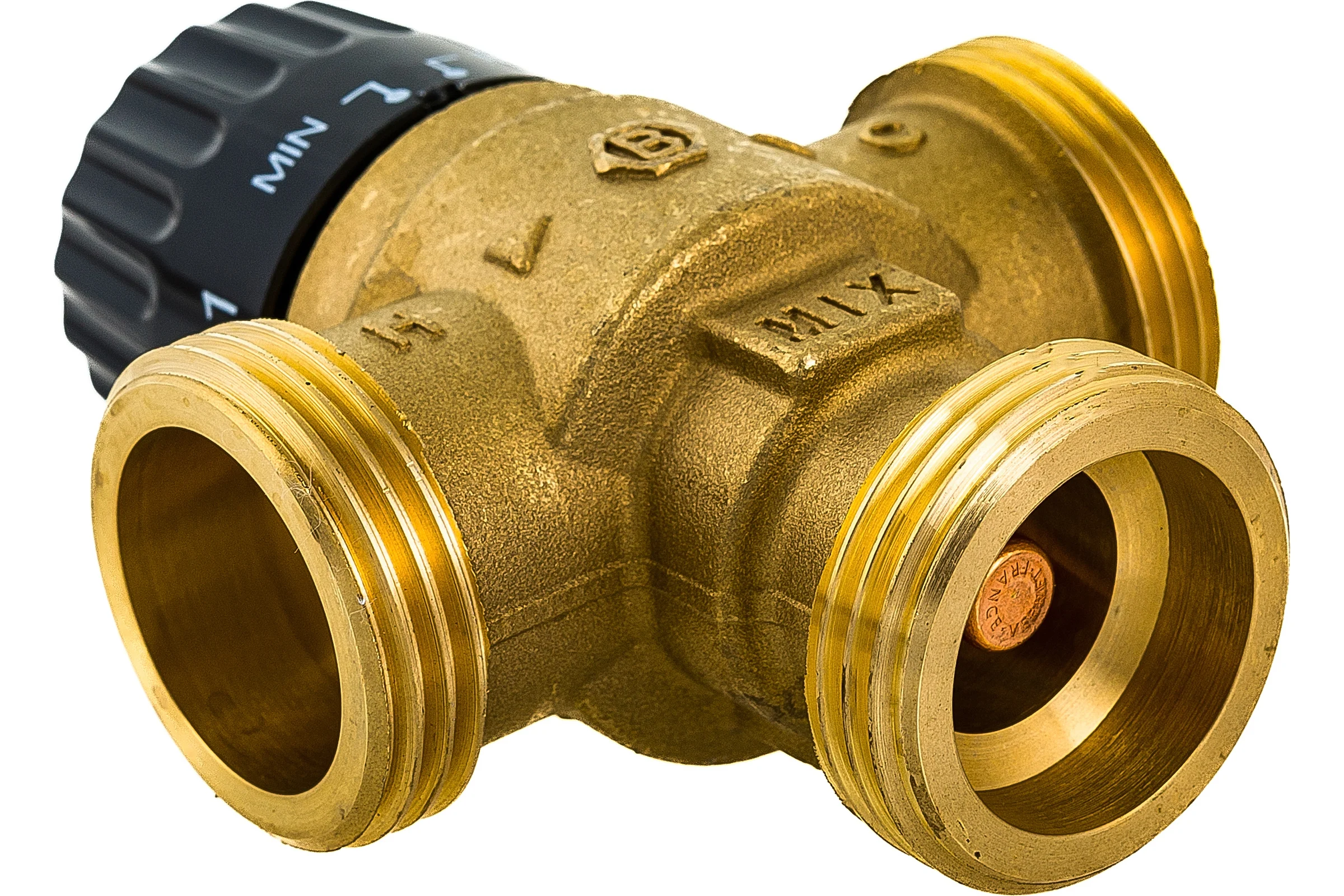Термостатический смесительный клапан STOUT 1 НР, 30-65°С, KV 2.3 SVM-0125-236525 RG008TIGH6N45M