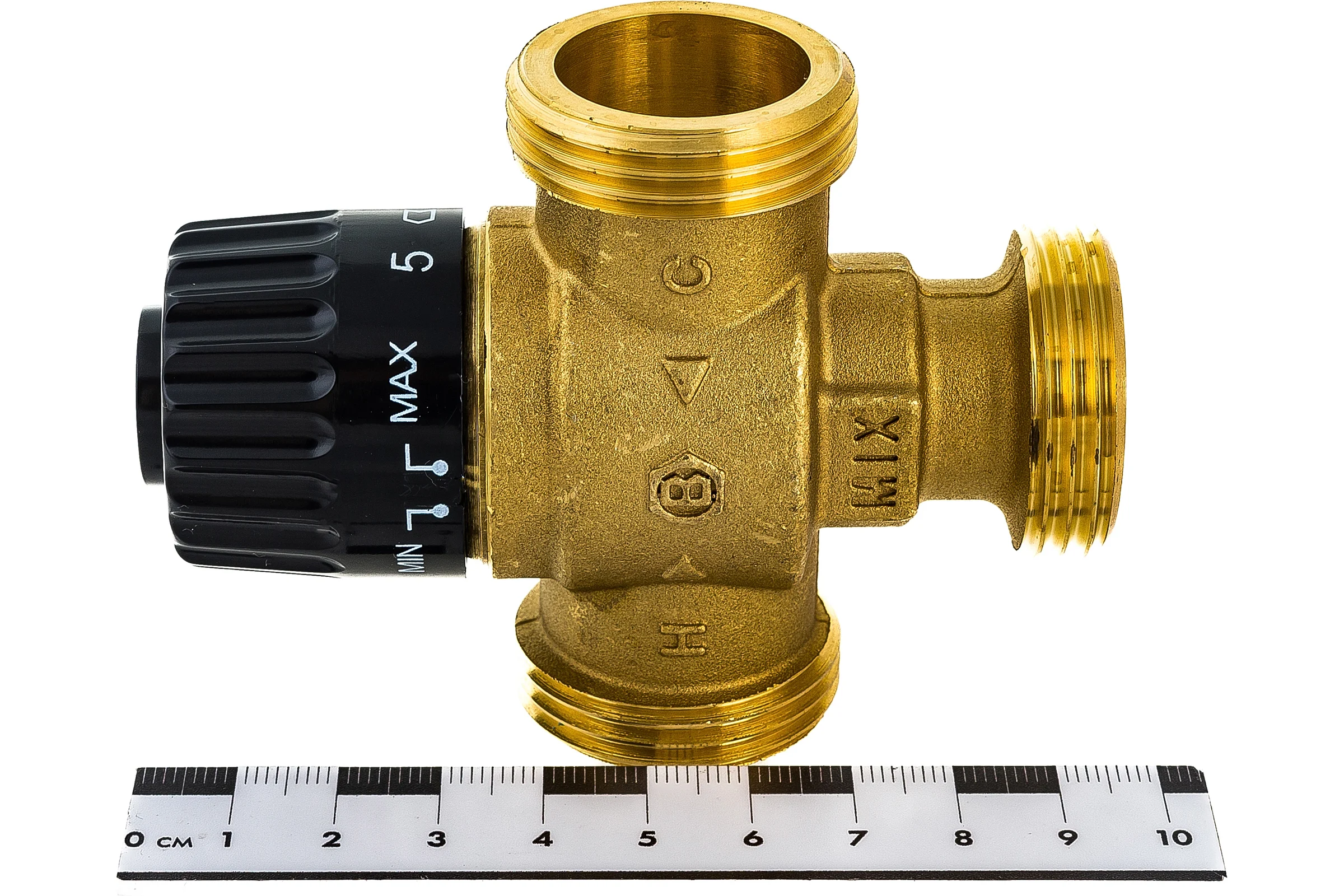 Термостатический смесительный клапан STOUT 1 НР, 30-65°С, KV 2.3 SVM-0125-236525 RG008TIGH6N45M