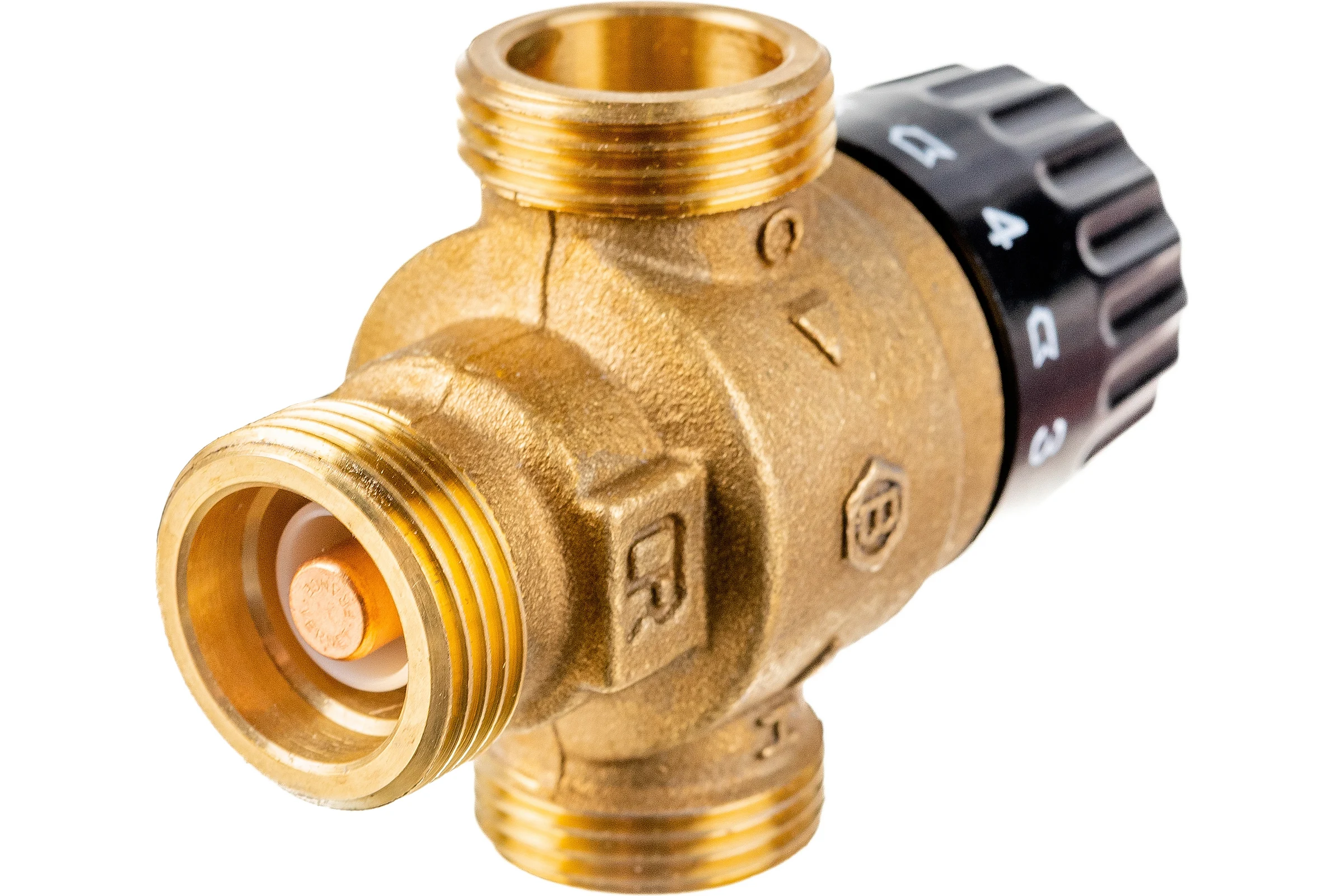 Термостатический смесительный клапан STOUT 3/4 НР, 30-65°С, KV 1.8 SVM-0125-186520 RG008TIGGRRJBK