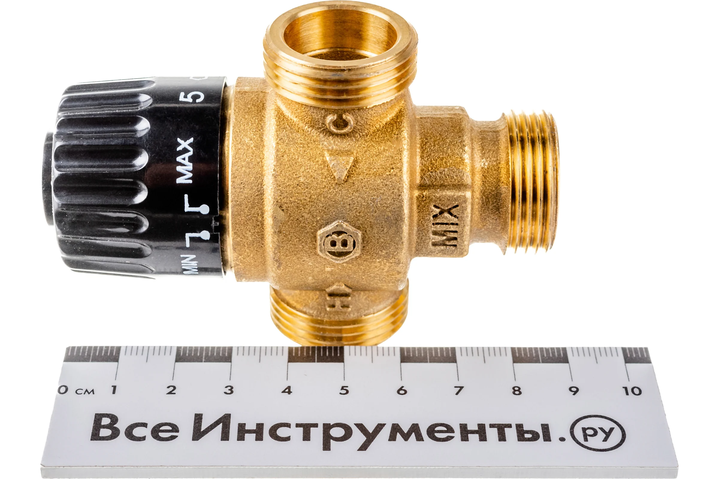 Термостатический смесительный клапан STOUT 3/4 НР, 30-65°С, KV 1.8 SVM-0125-186520 RG008TIGGRRJBK