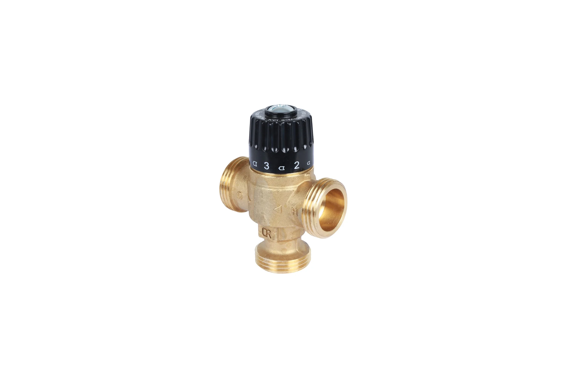 Термостатический смесительный клапан STOUT 1 НР, 30-65°С, KV 1.8 SVM-0125-186525 RG008TIGH10JQU