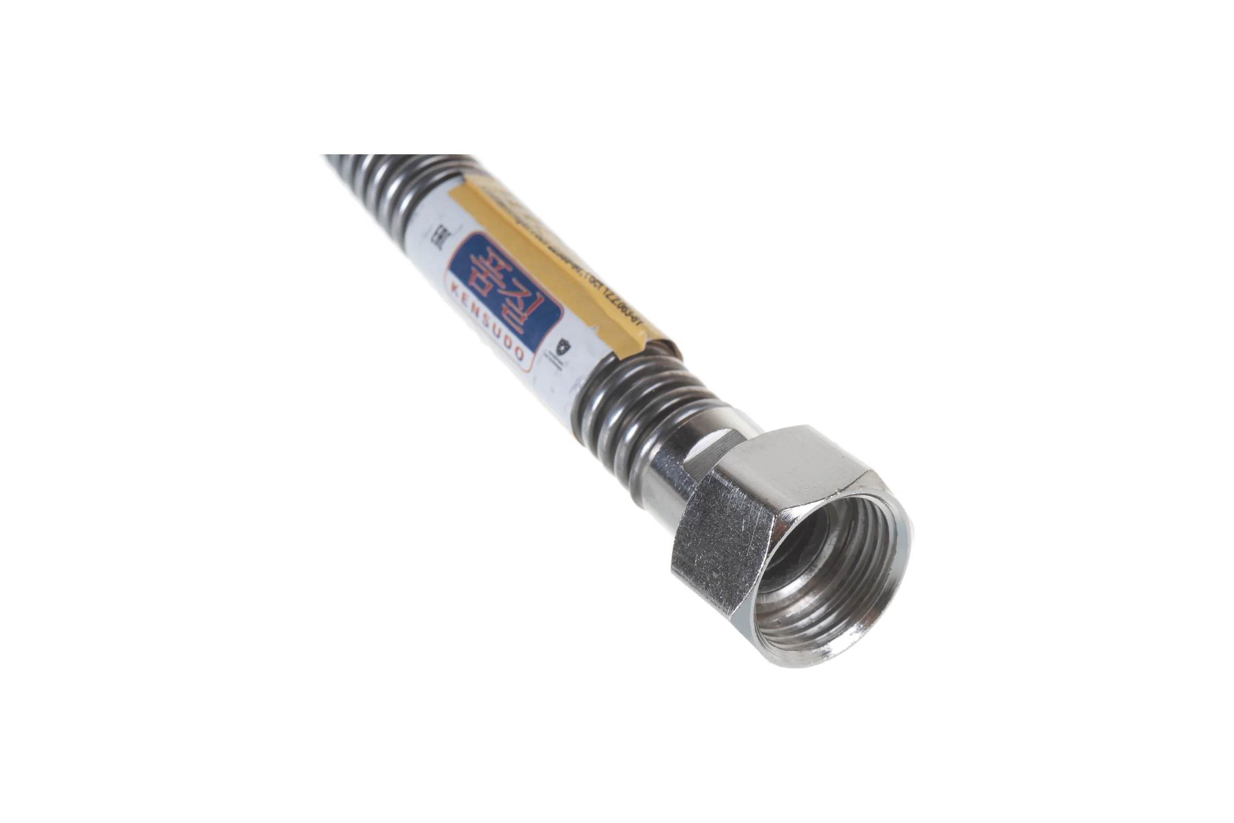 Сильфонная подводка для газа Kensudo 1/2", 500 см, внутренняя/внутренняя 26737