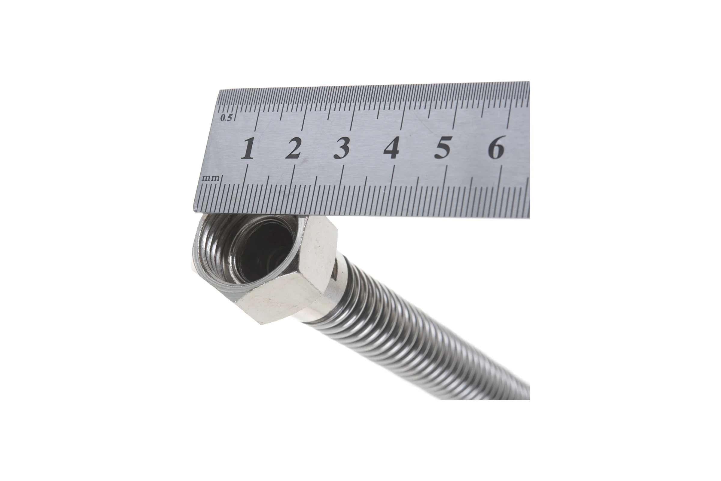 Сильфонная подводка для газа Kensudo 1/2" 50 см, внутренняя/внутренняя 26705
