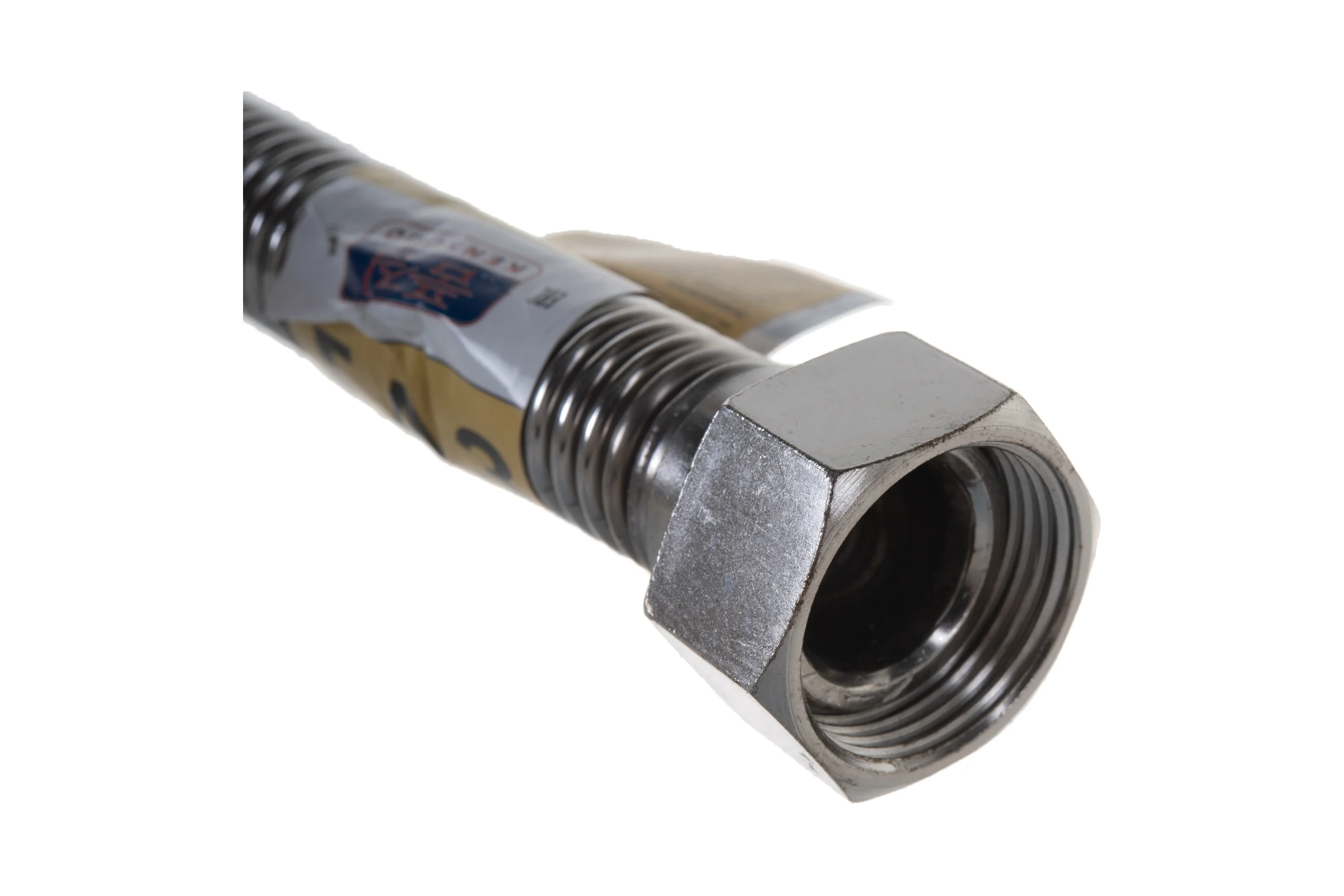 Сильфонная подводка для газа Kensudo 3/4" 100 см, внутренняя/внутренняя 26690