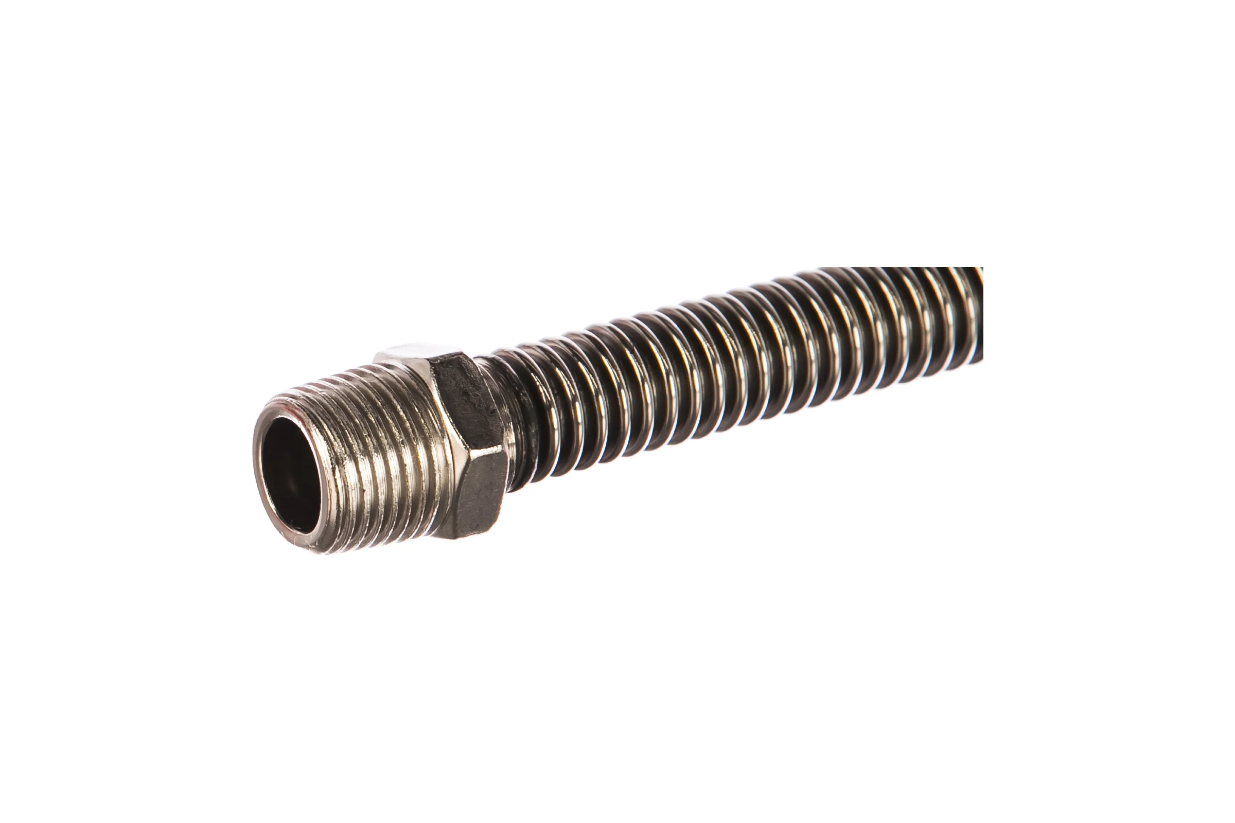 Сильфонная подводка для газа Kensudo 1/2" 80 см, внутренняя/наружная 26712