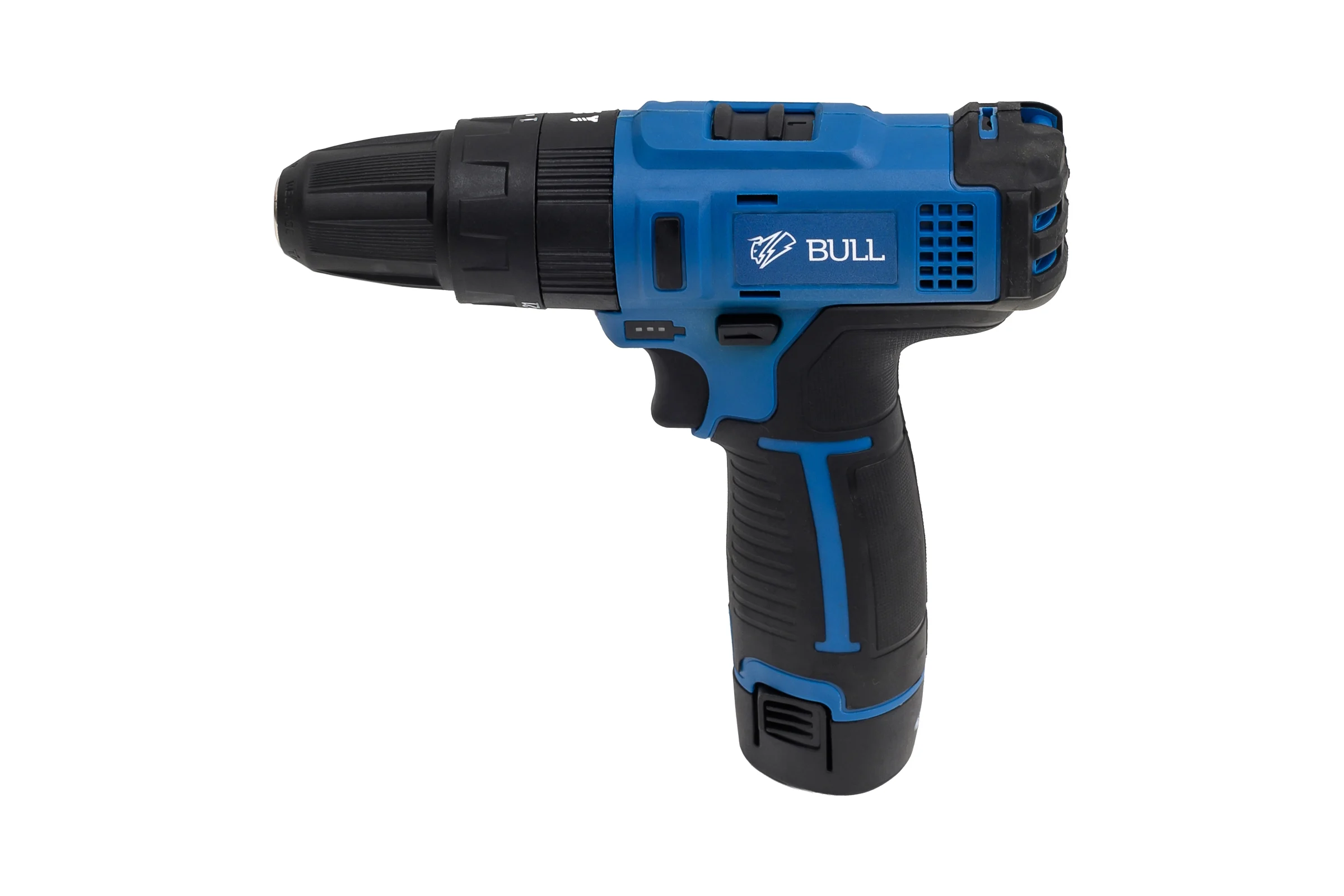 Аккумуляторная дрель-шуруповерт BULL SR 1202 в чемодане 329009