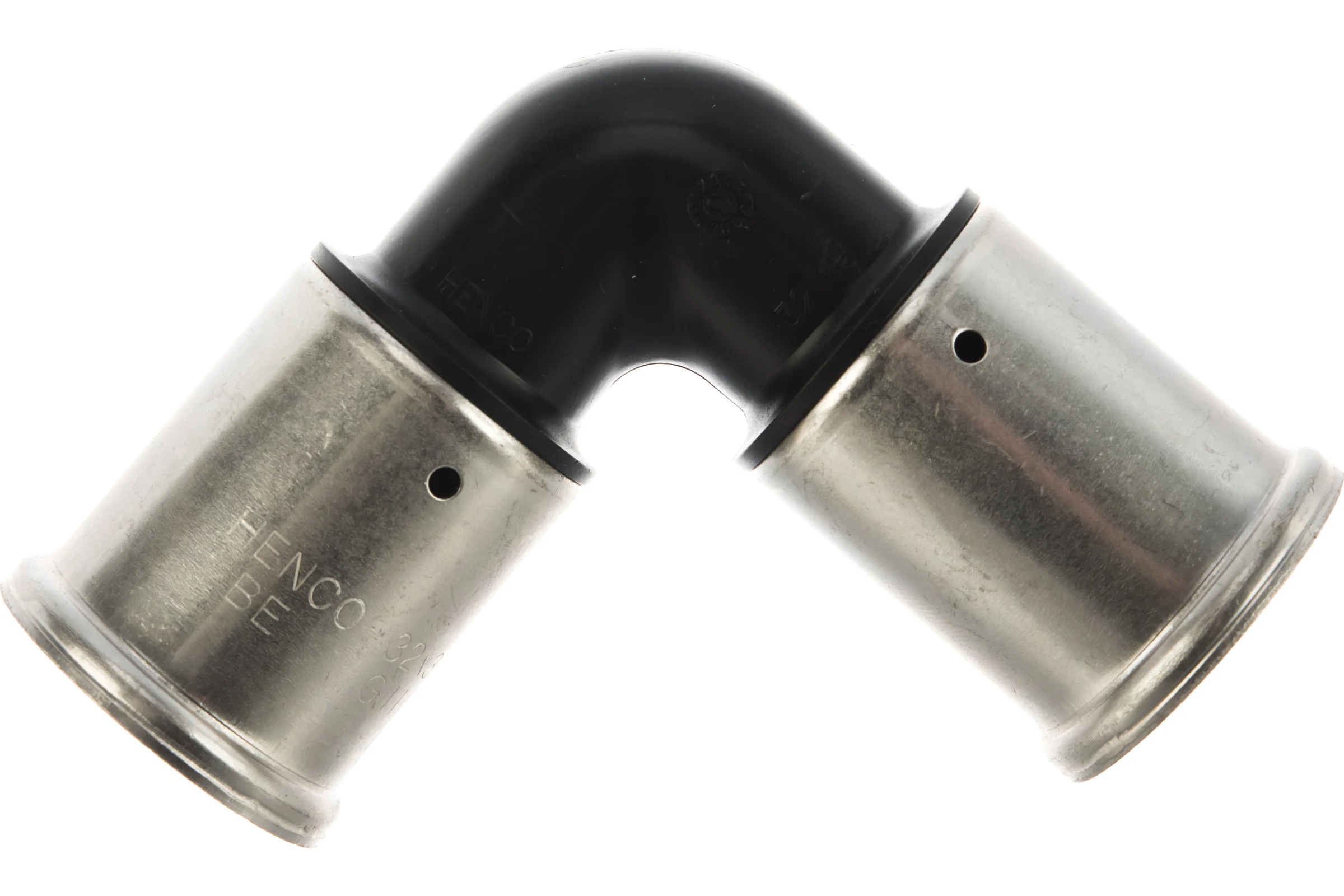 Угольник HENCO 90, ПВДФ пресс, 32x32, 1PK-3232