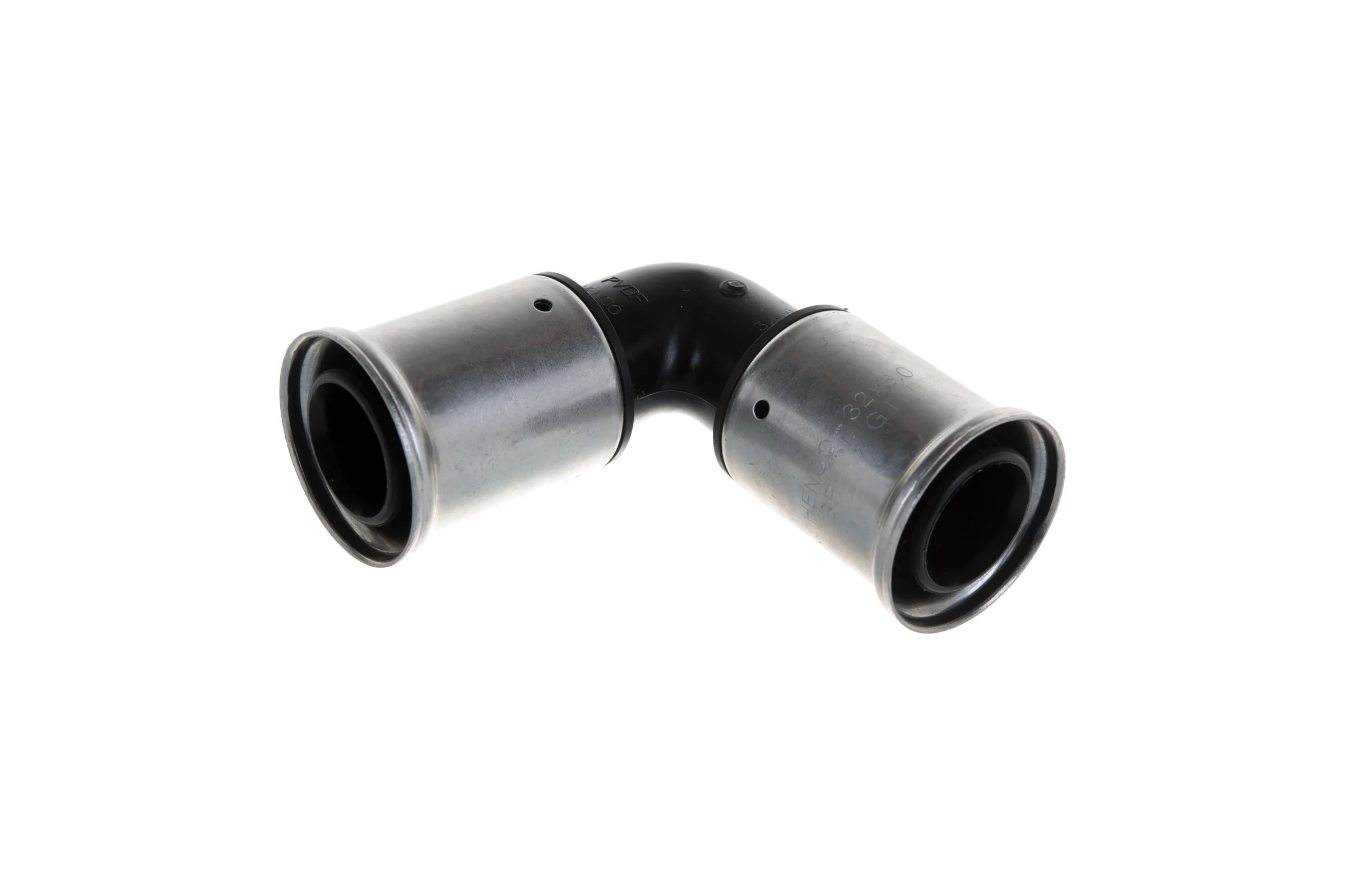 Угольник HENCO 90, ПВДФ пресс, 32x32, 1PK-3232