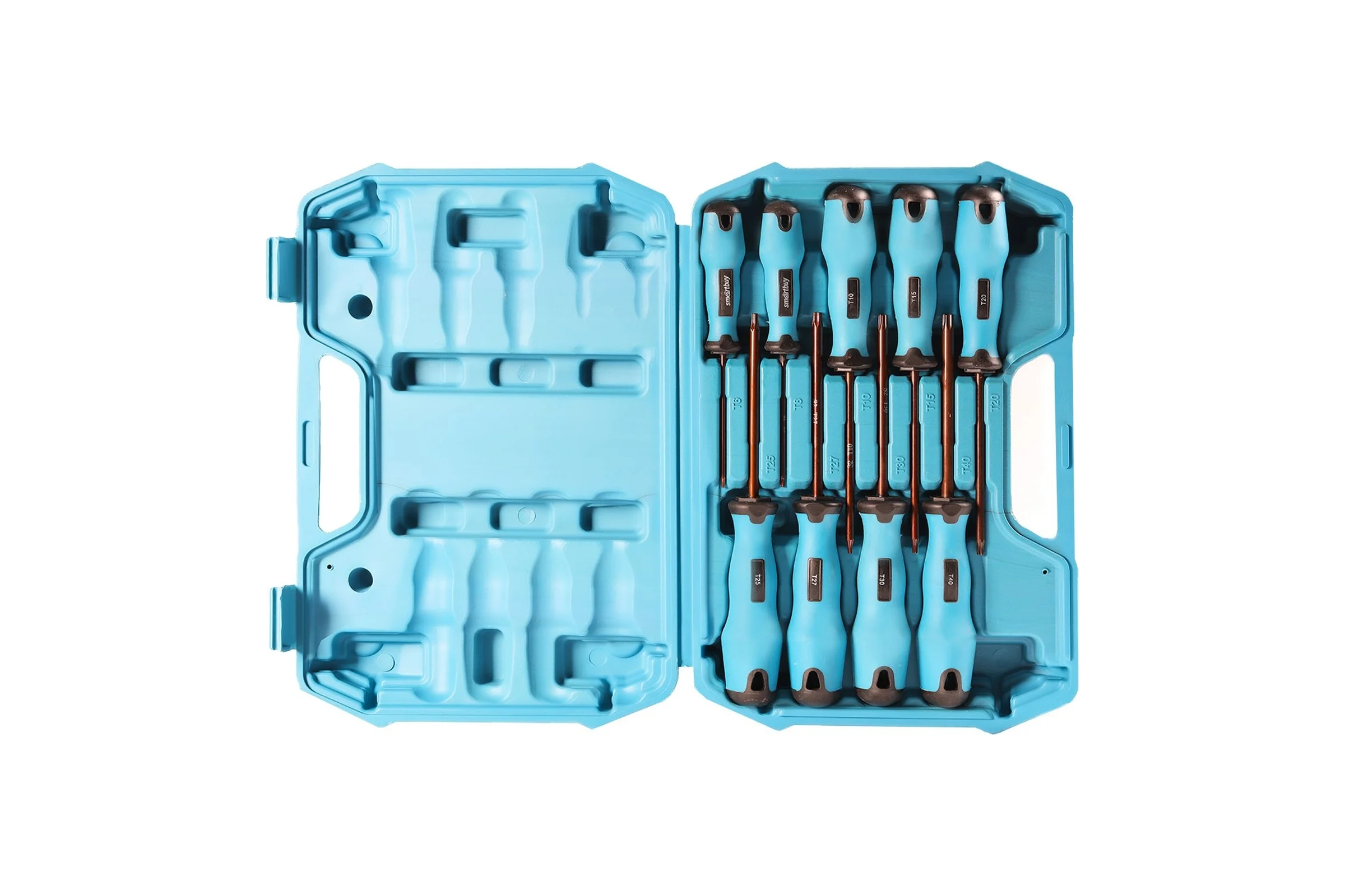 Набор отверток Smartbuy, 9 штук, torx t6, t8, t10, t15, t20, t25, t27, t30, t40, магн., s2, Tools SBT-SCN-9p3