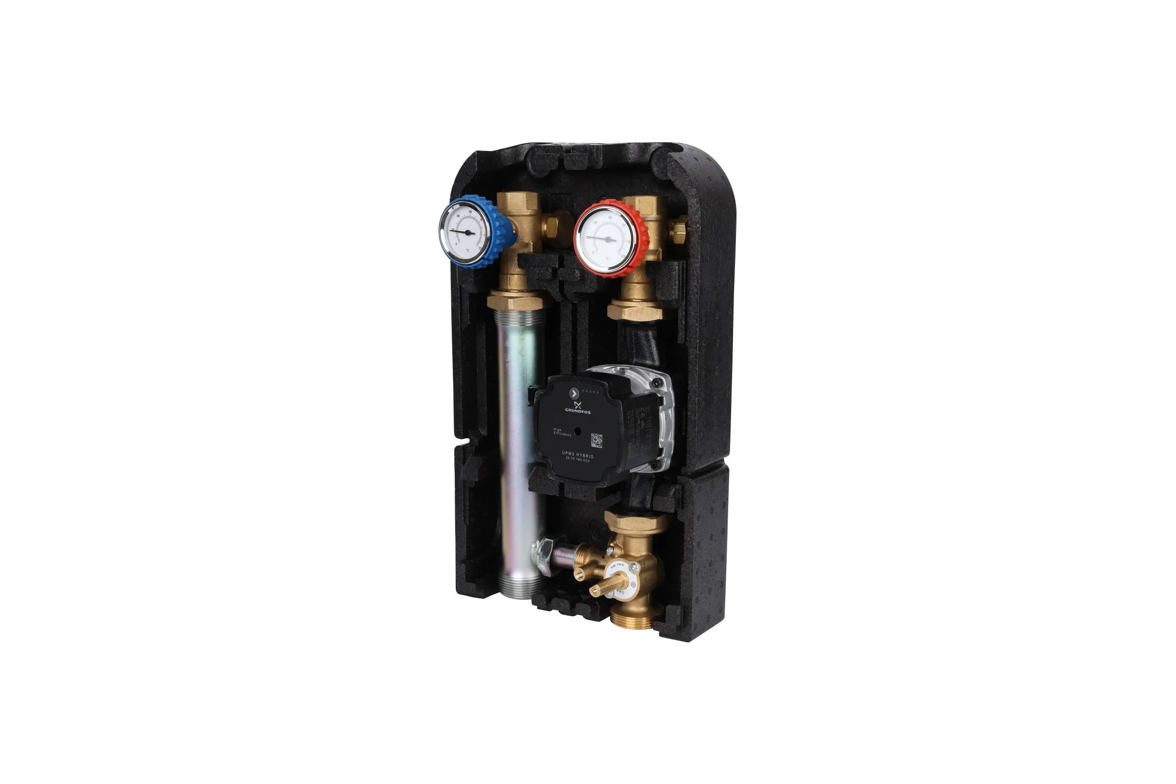 Насосная группа STOUT с 3-х ходовым приводным смесителем 1с SDG-0003-002503 RG008UIV4GF655