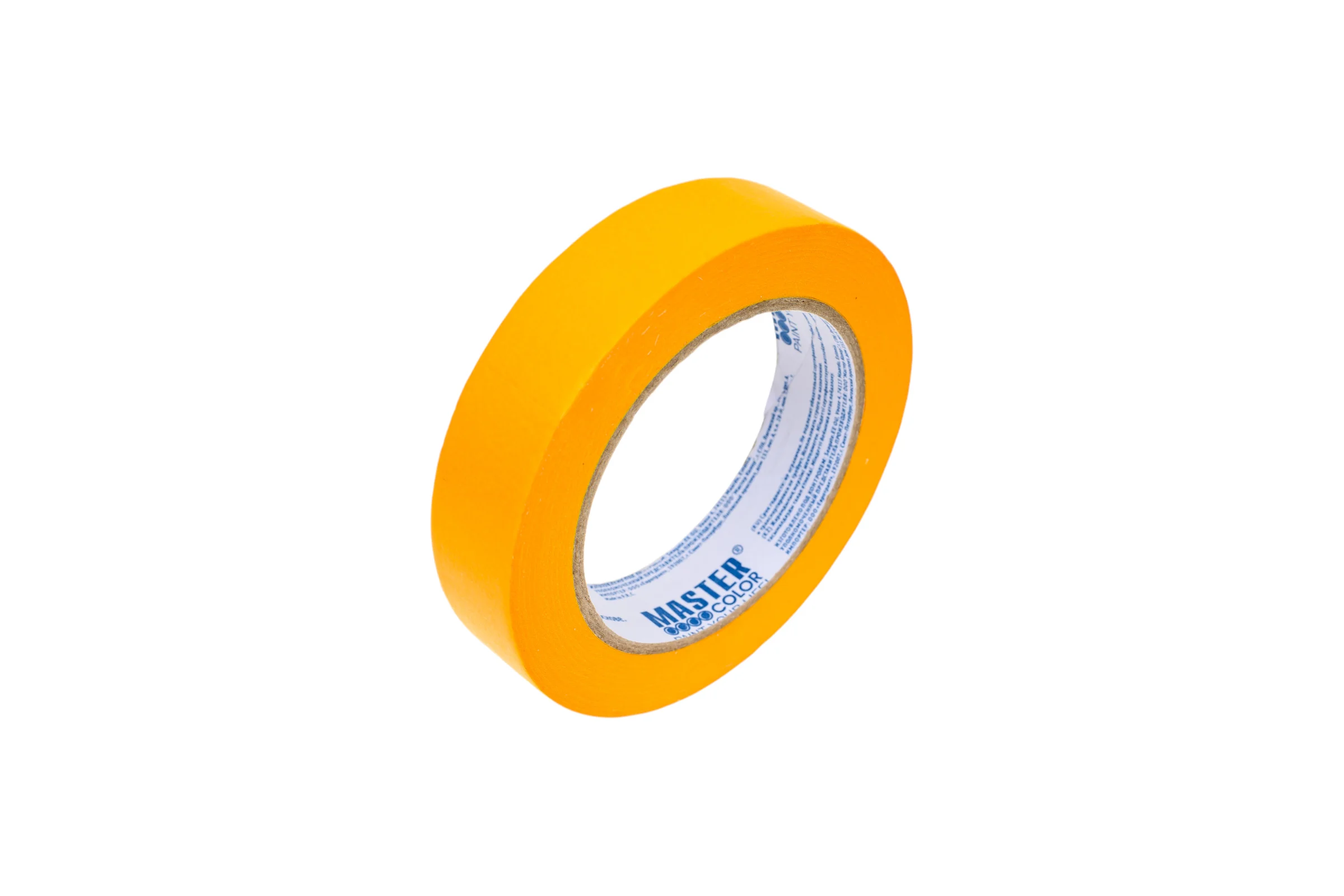Малярная лента MASTER COLOR золотистая, рисовая бумага, термостойкая до 120C, 25 мм х 50 м 30-6125