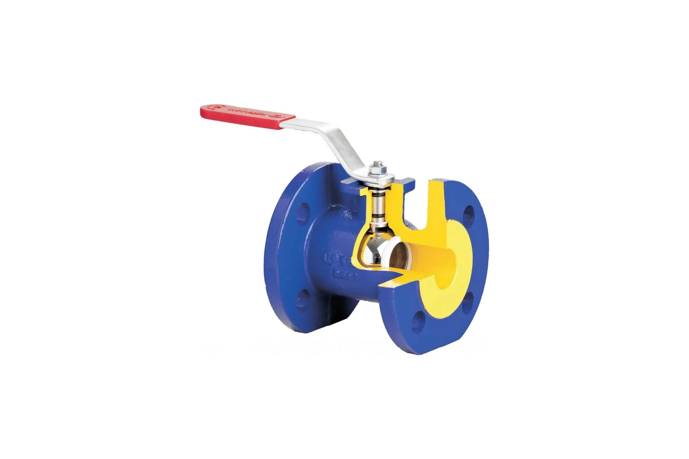 Шаровой кран Zetkama 565A050C09 чугун 565A Ду50 Ру16 фл рукоятка Тмакс=150 RG008U7SNDVCJ1