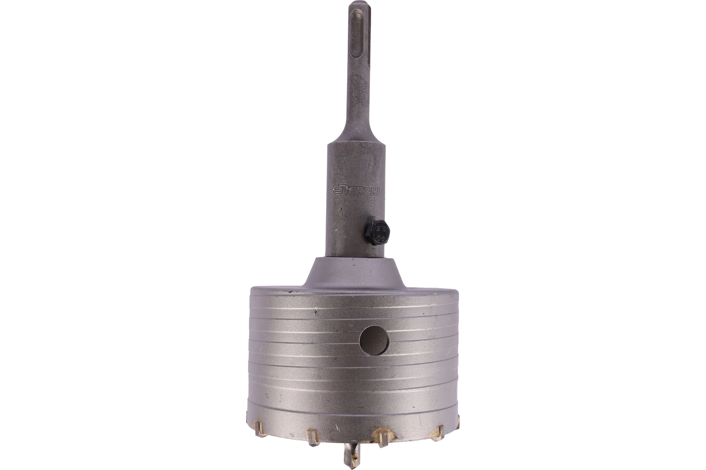 Коронка по кирпичу, камню, бетону 90 мм, М22, SDS-plus для перфоратора DERZHI 8306-013