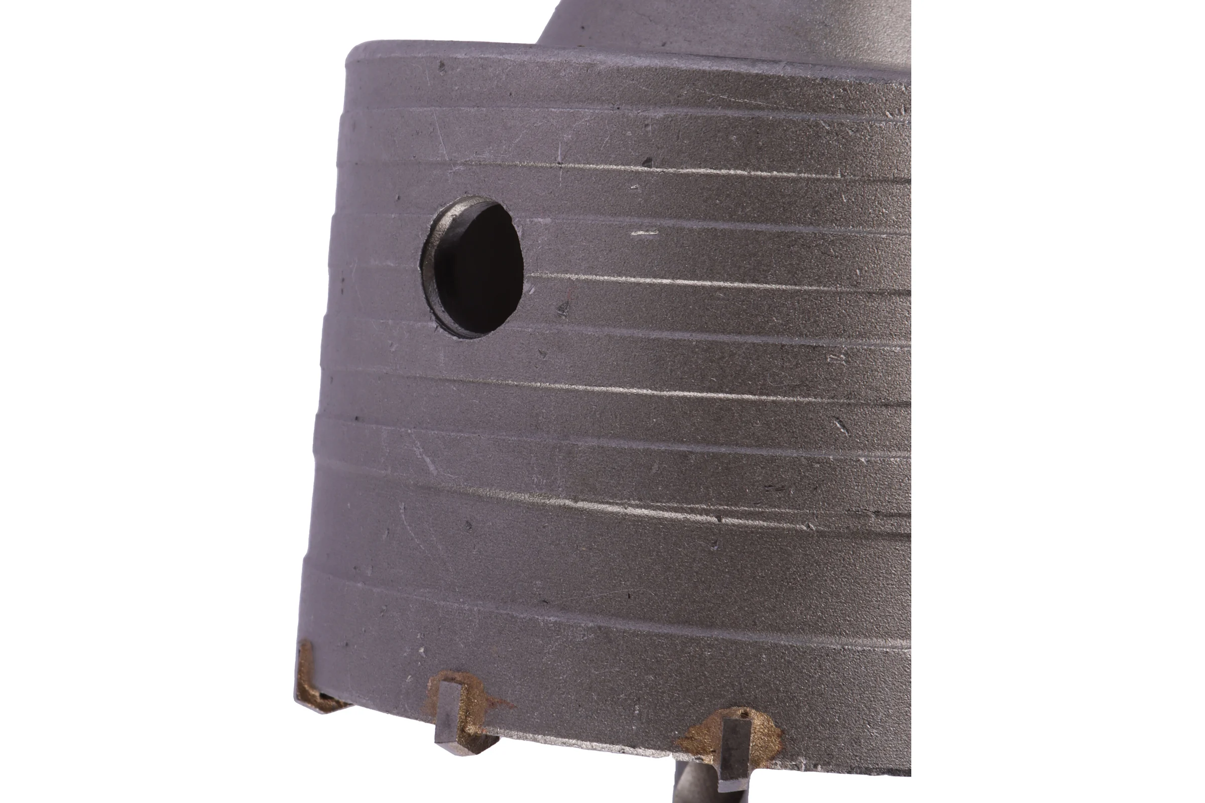 Коронка по кирпичу, камню, бетону 80 мм, М22, SDS-plus для перфоратора DERZHI 8306-011