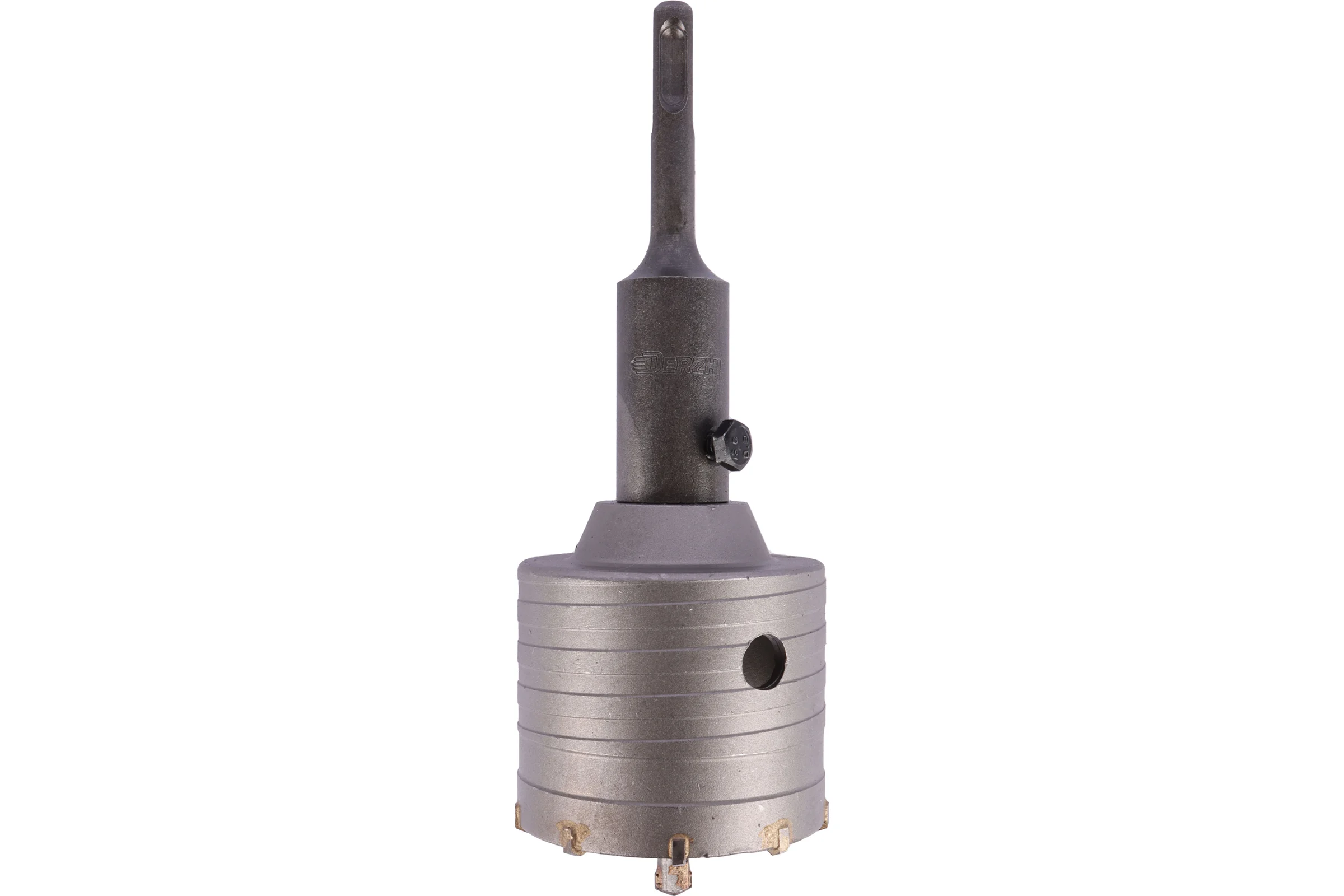 Коронка по кирпичу, камню, бетону 70 мм, М22, SDS-plus для перфоратора DERZHI 8306-009
