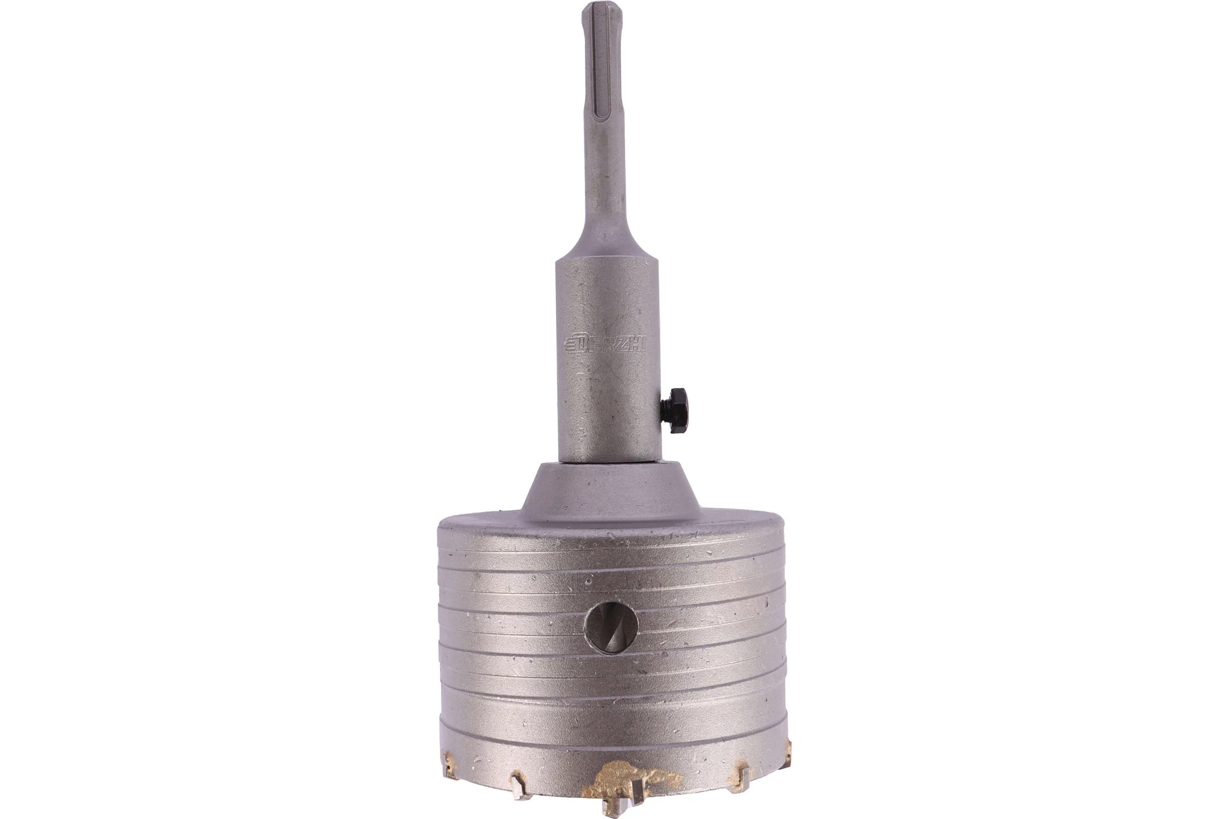 Коронка по кирпичу, камню, бетону 85 мм, М22, SDS-plus для перфоратора DERZHI 8306-012