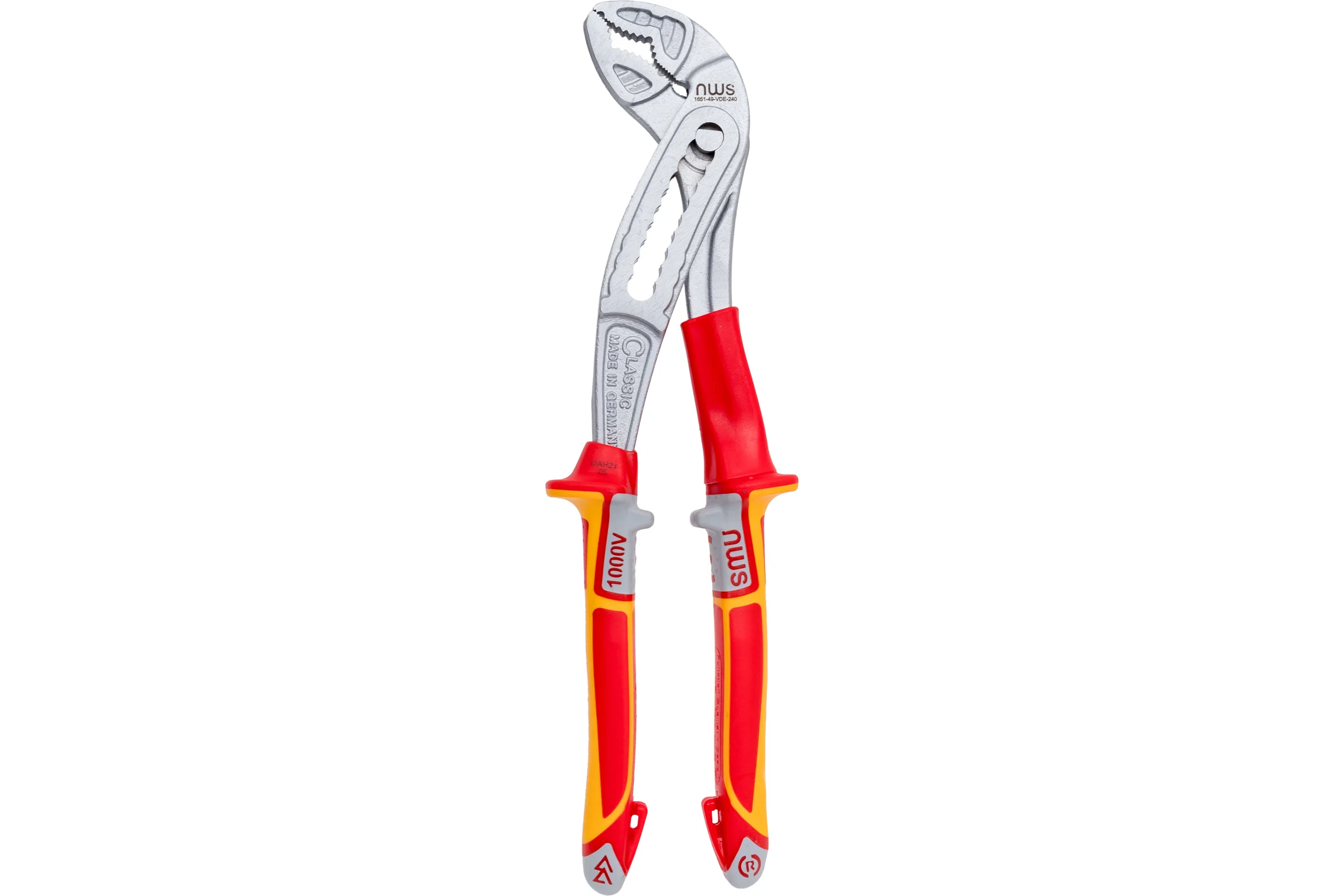 Переставные клещи NWS ClassicPlus диэлектрические, 1000В 1651-49-VDE-240