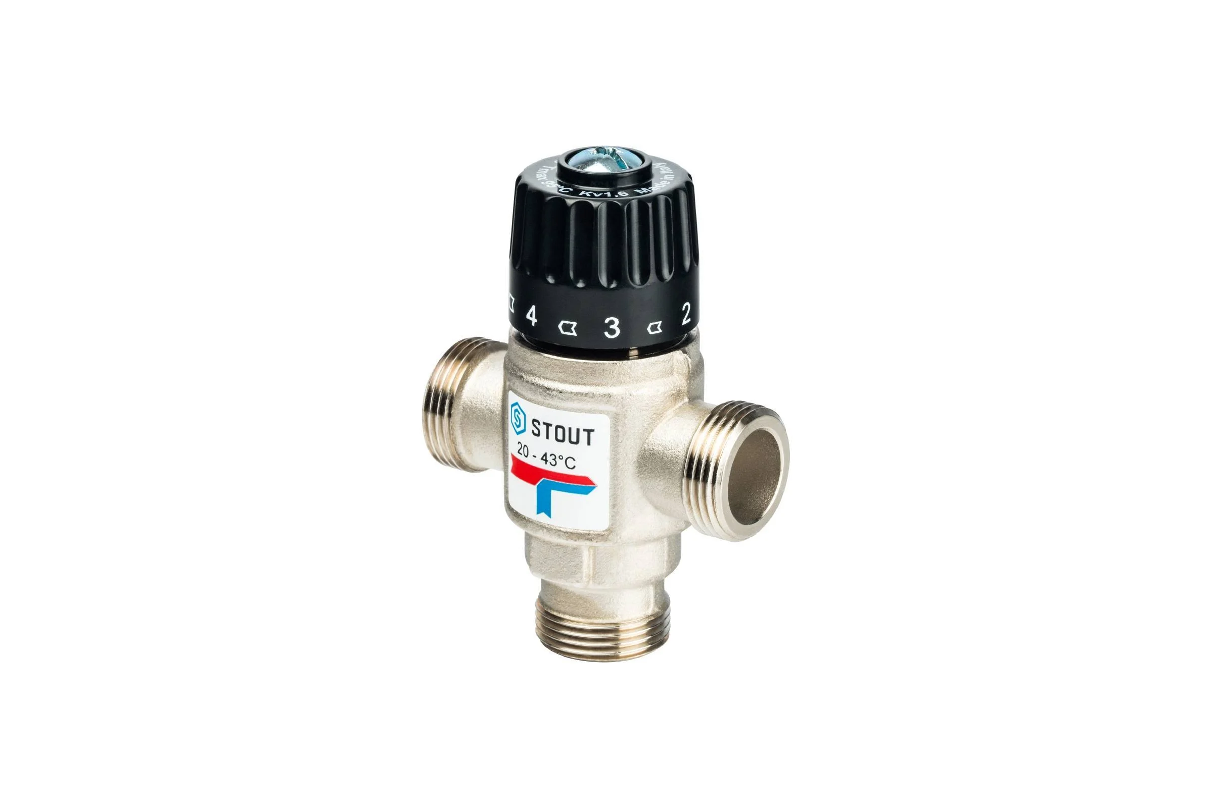 Термостатический смесительный клапан STOUT SVM-0020-164320 RG008Q241SC6DD