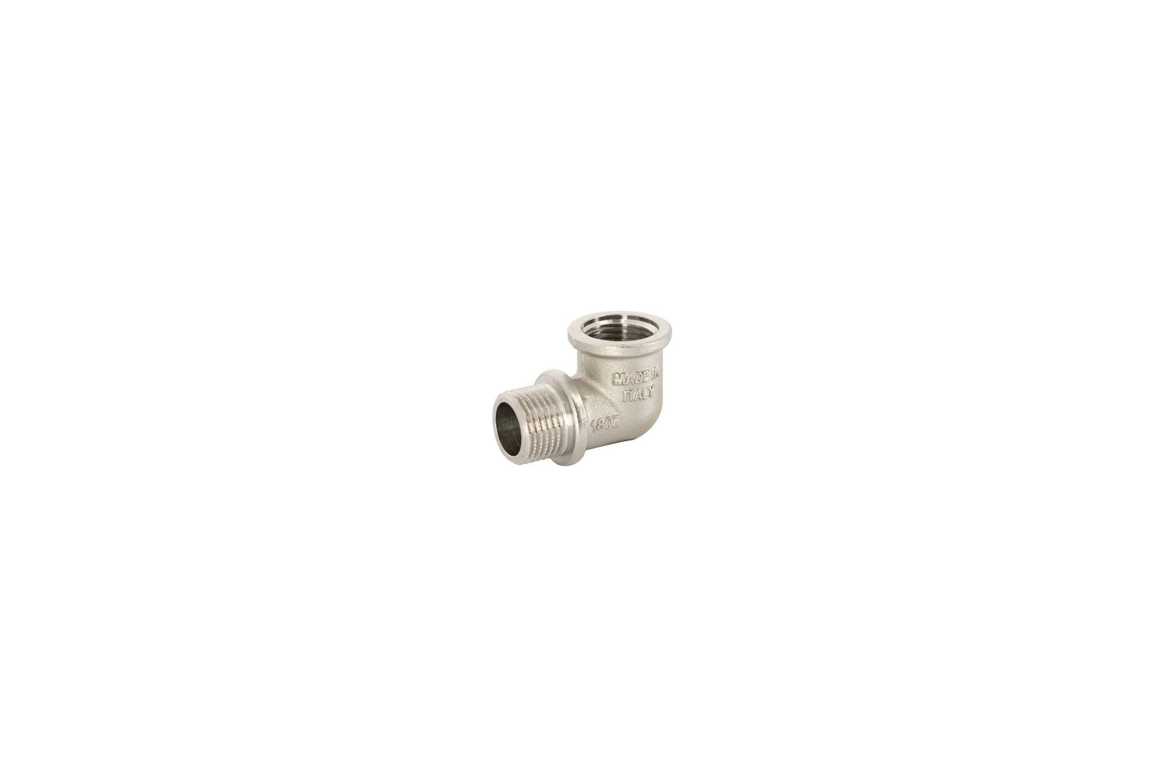 Угол Uni-Fitt НВ 3/4" с упором никелированный 612N3300