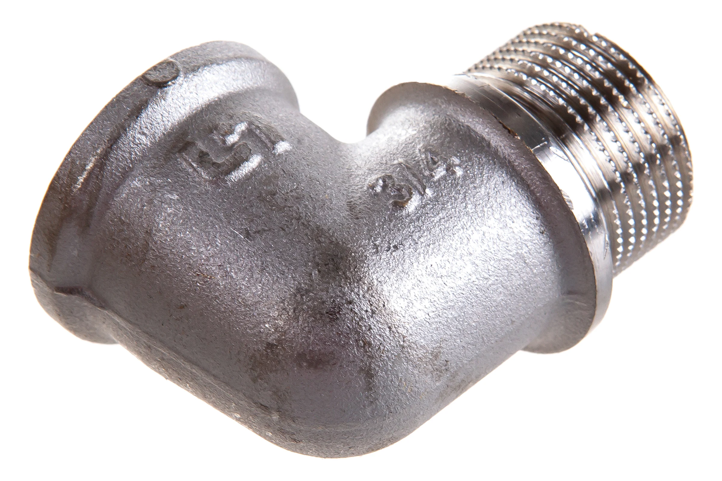 Угол Uni-Fitt НВ 3/4" с упором никелированный 612N3300