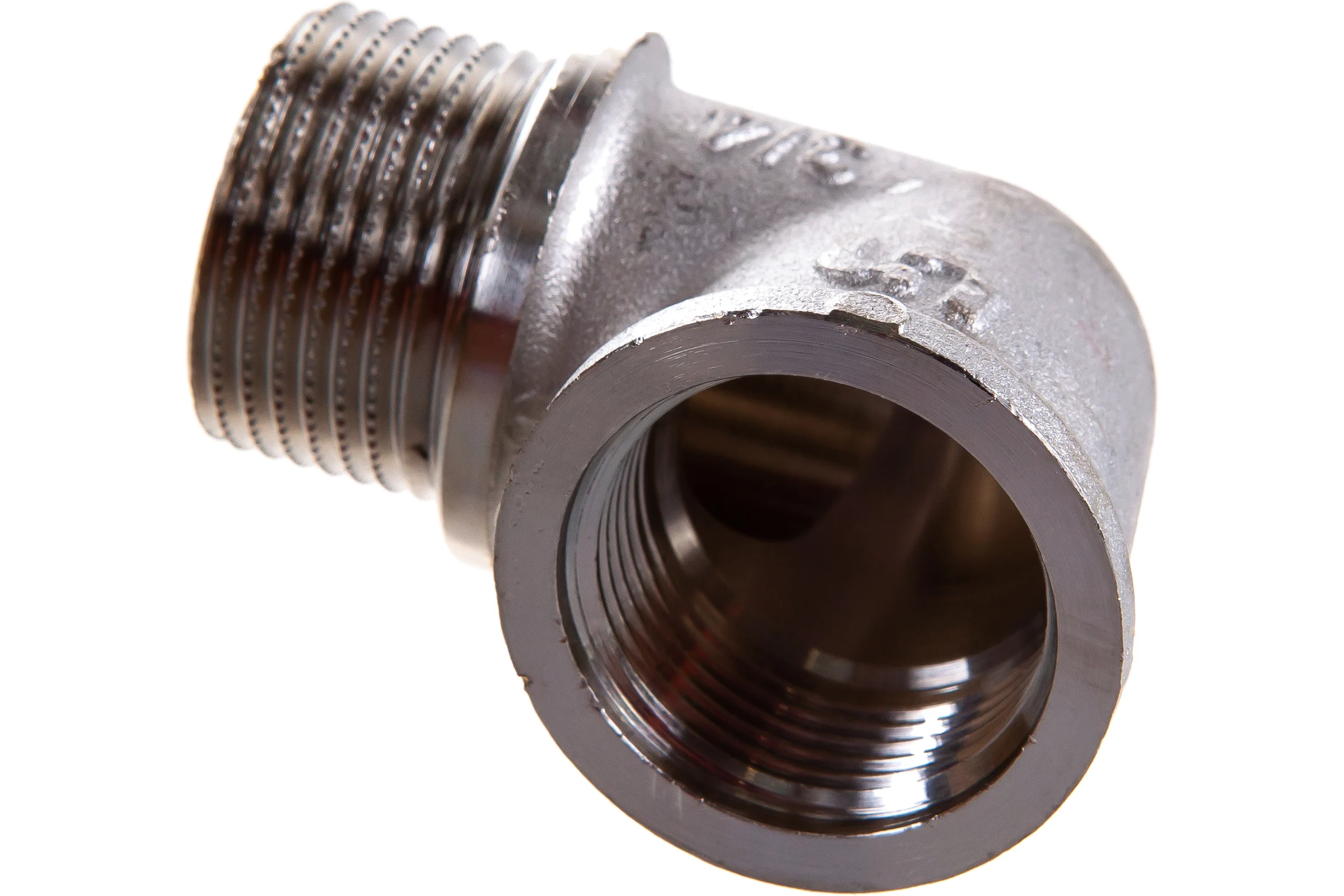 Угол Uni-Fitt НВ 3/4" с упором никелированный 612N3300