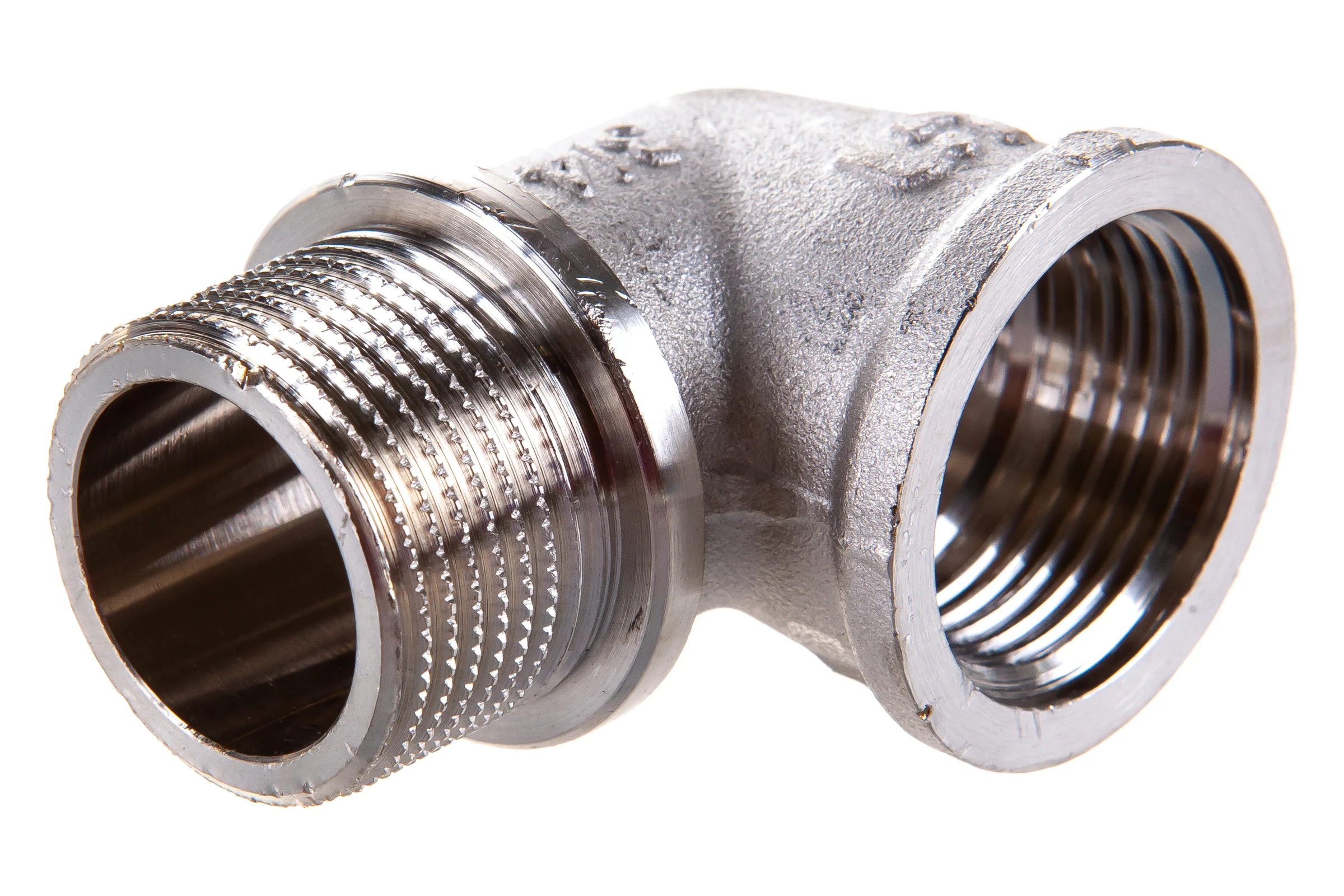 Угол Uni-Fitt НВ 3/4" с упором никелированный 612N3300