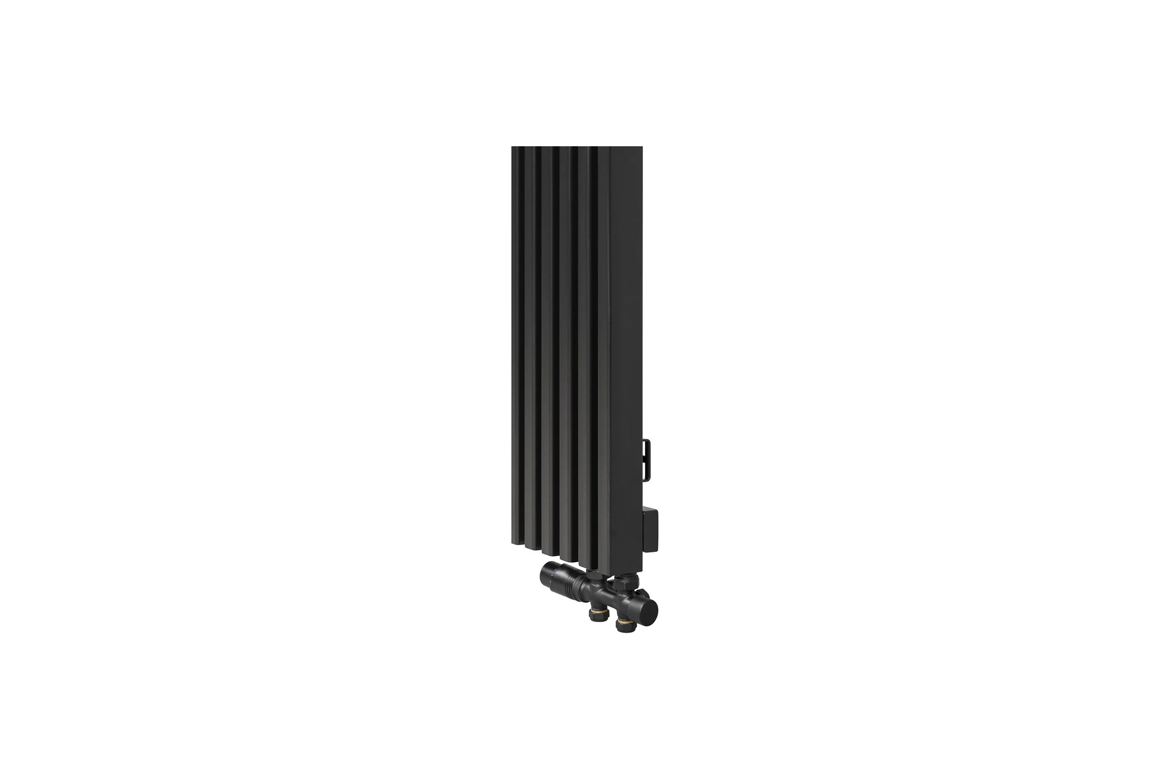 Вертикальный радиатор c нижним подключением, ARBIOLA Compact V 1750-63-04 VR, RAL 9005 матовый черный 257069
