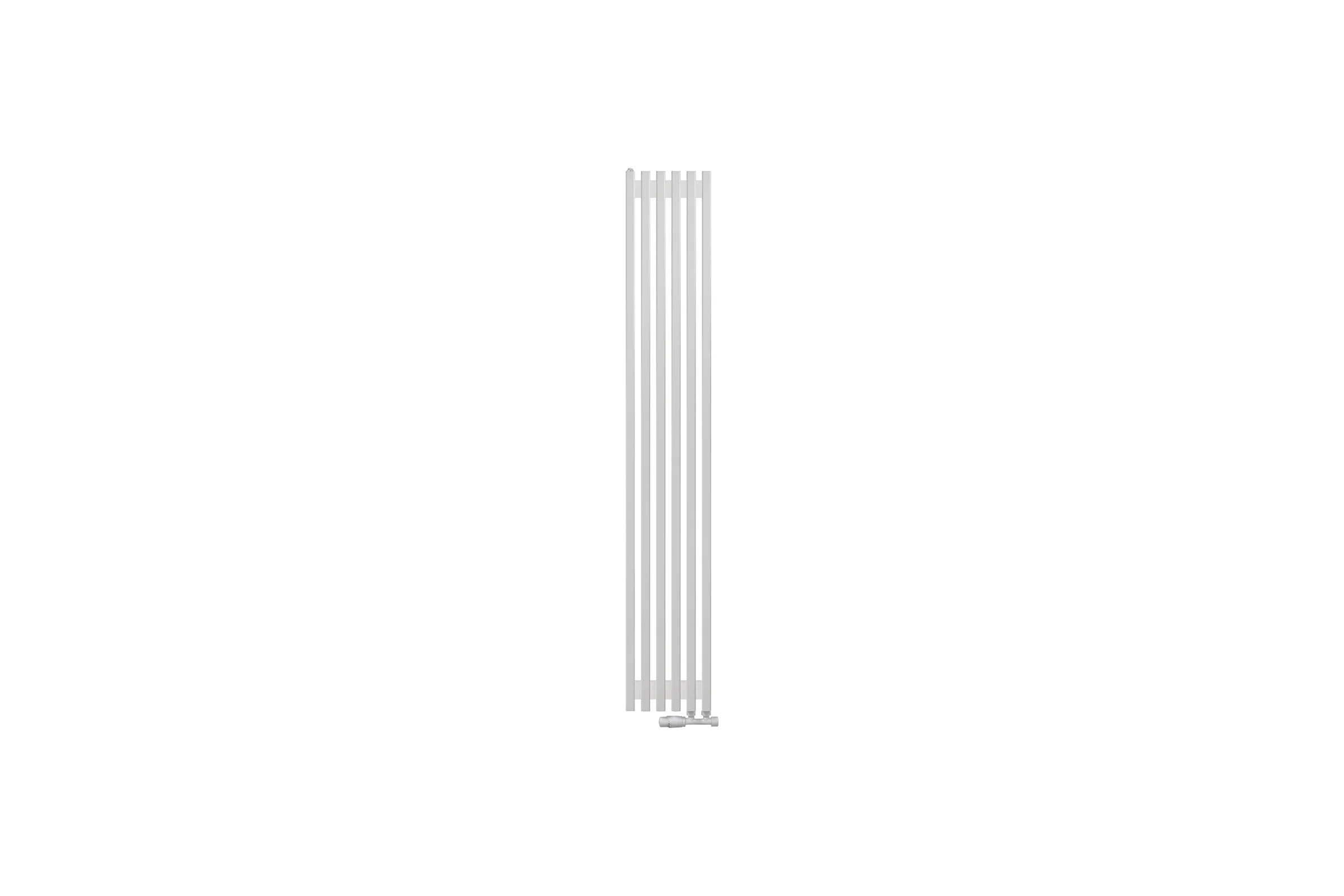 Вертикальный радиатор c нижним подключением, ARBIOLA Compact V 1800-63-08 VR, RAL 9016 матовый белый 254612